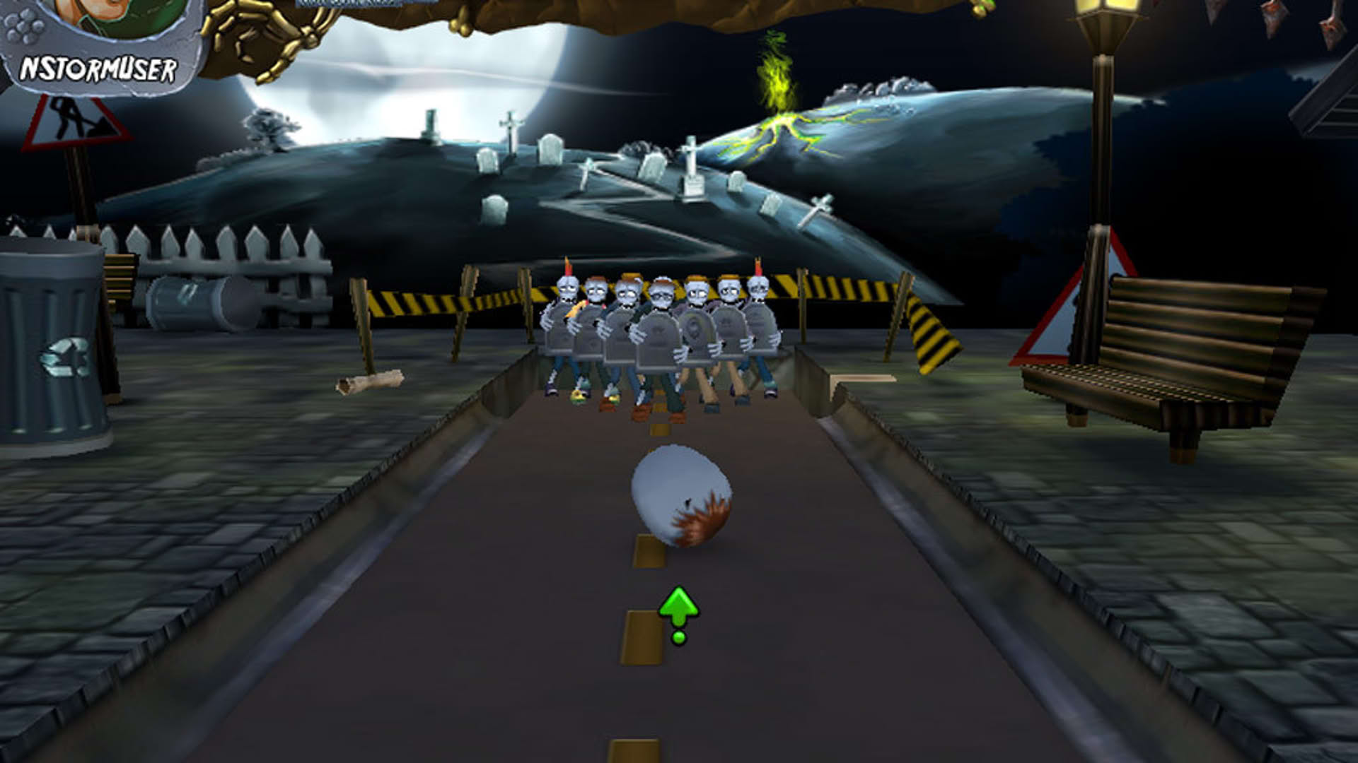 Screenshot for Zombie Bowl-O-Rama