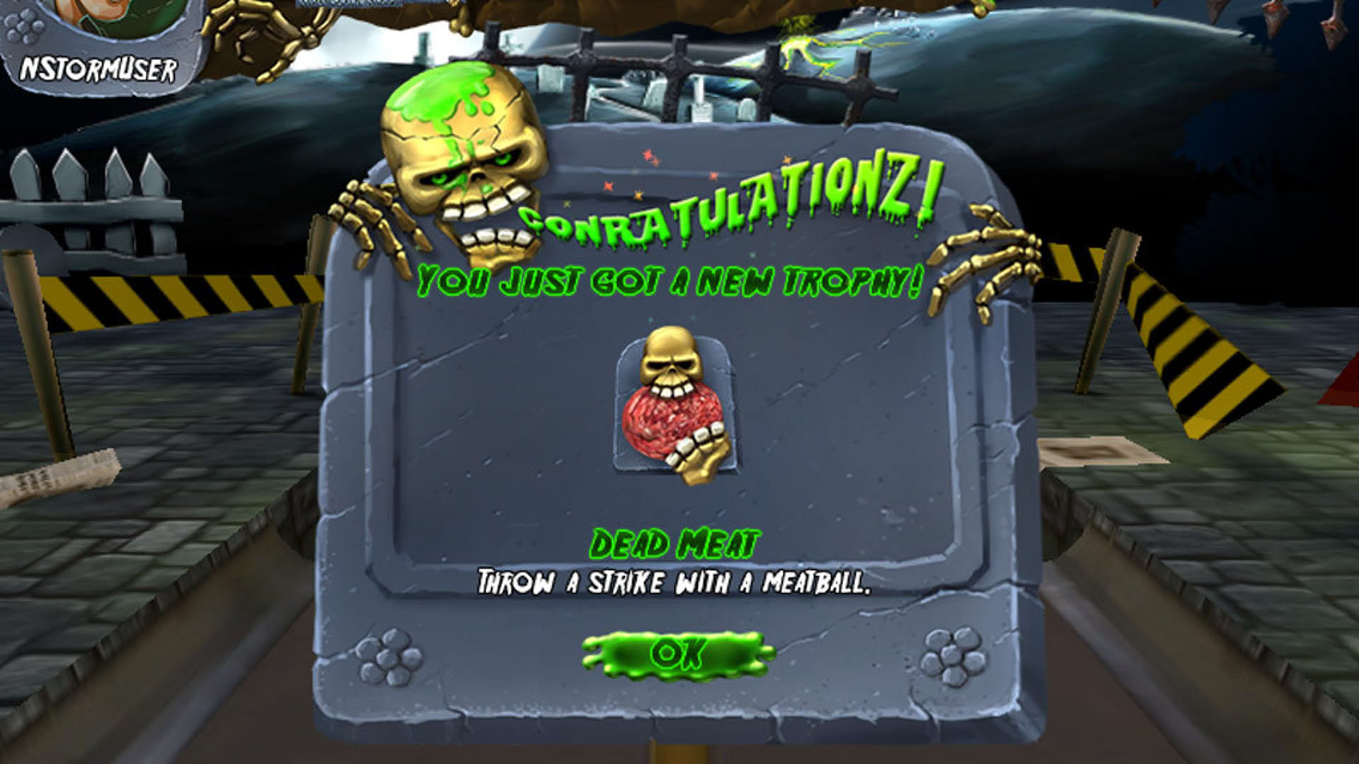 Screenshot for Zombie Bowl-O-Rama