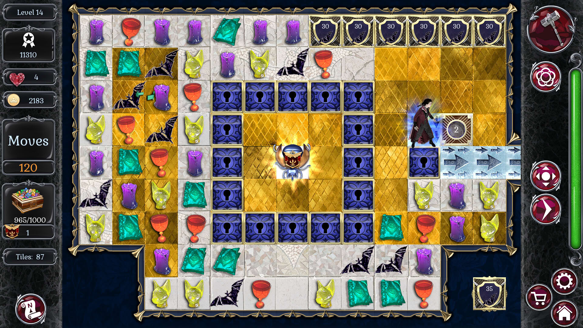 Screenshot for Jewel Match: Dracula - Collector's Edition
