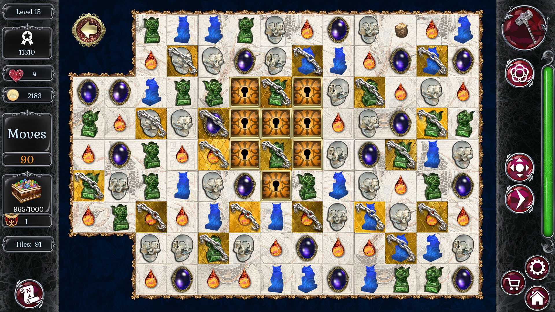 Screenshot for Jewel Match: Dracula - Collector's Edition