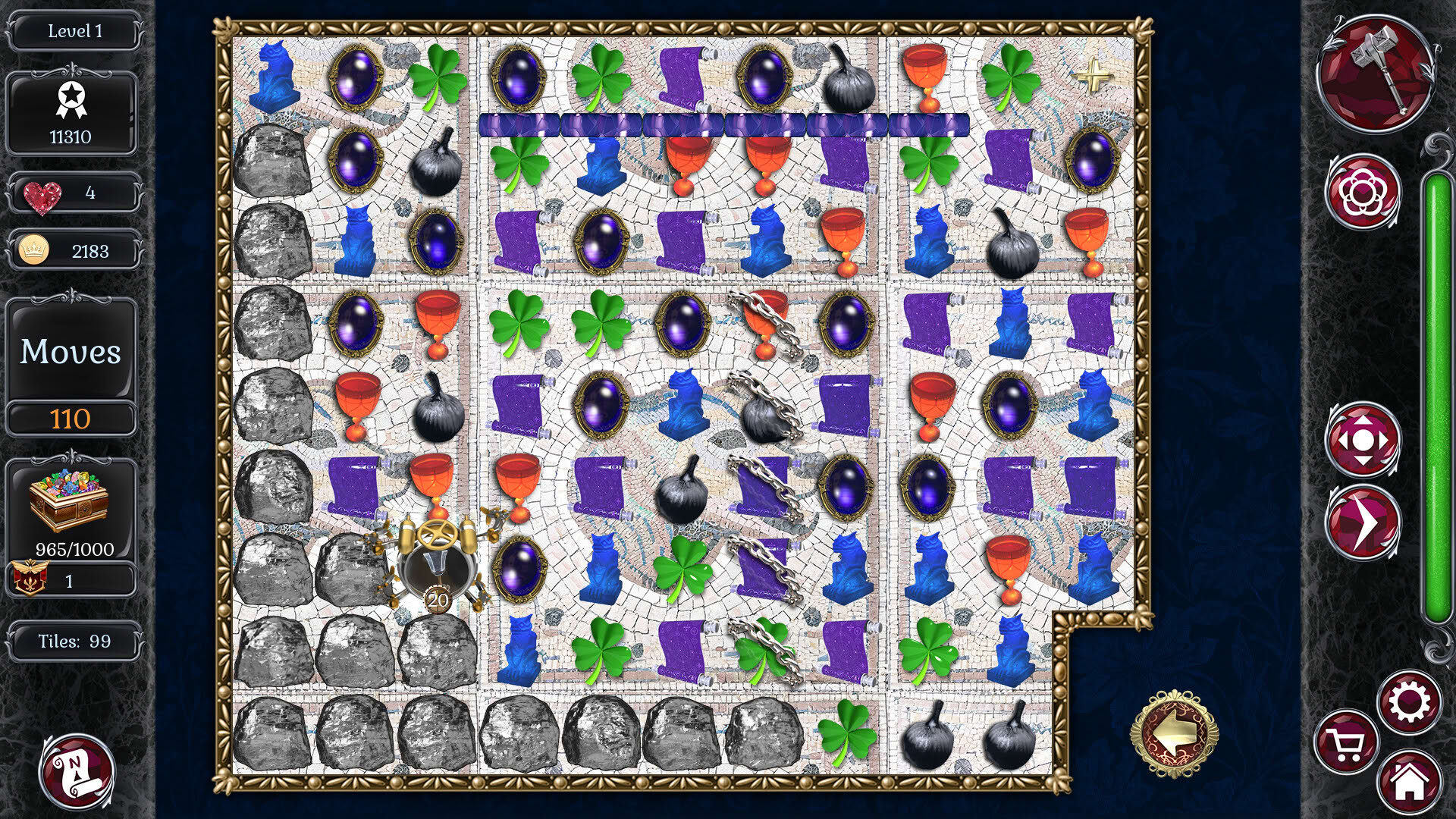Screenshot for Jewel Match: Dracula - Collector's Edition