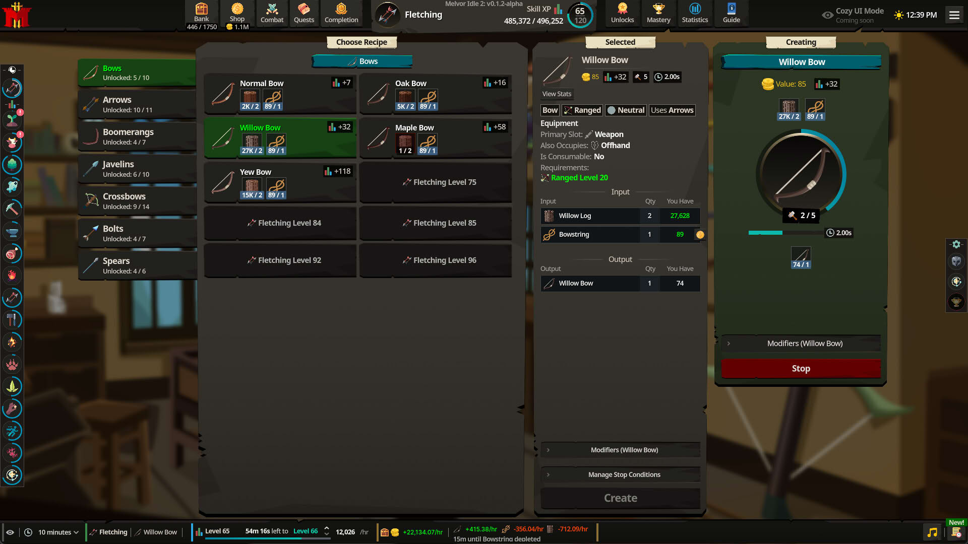 Screenshot for Melvor Idle 2
