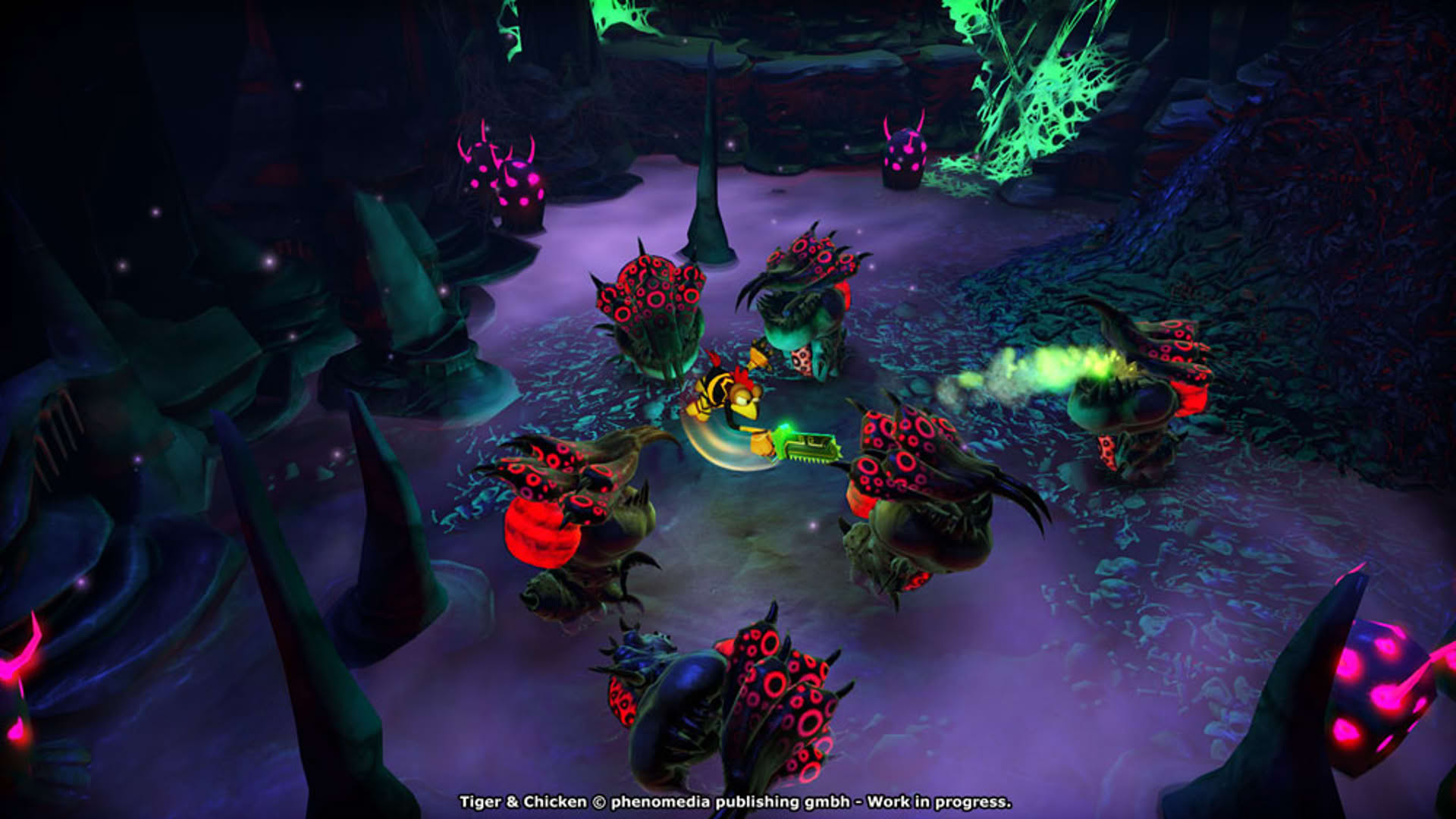 Screenshot for Moorhuhn: Tiger and Chicken