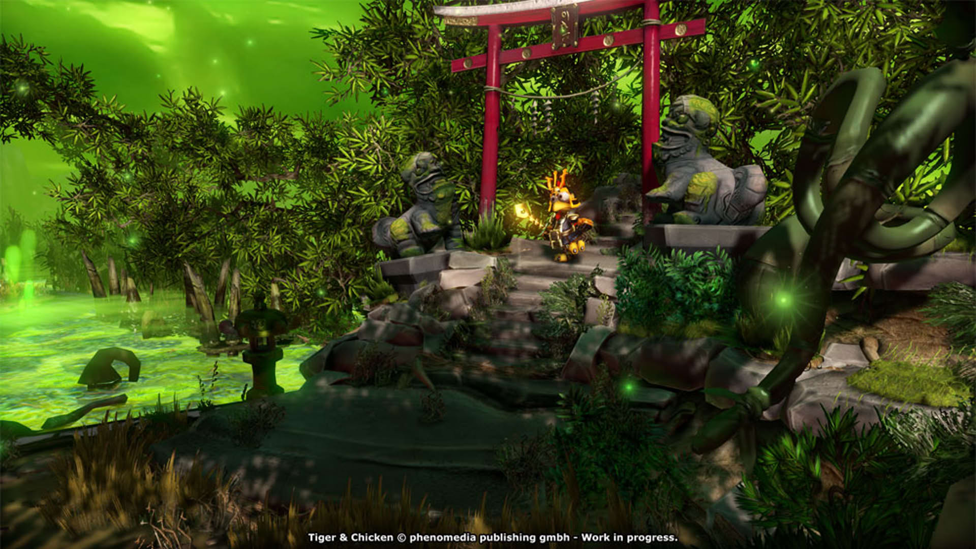 Screenshot for Moorhuhn: Tiger and Chicken