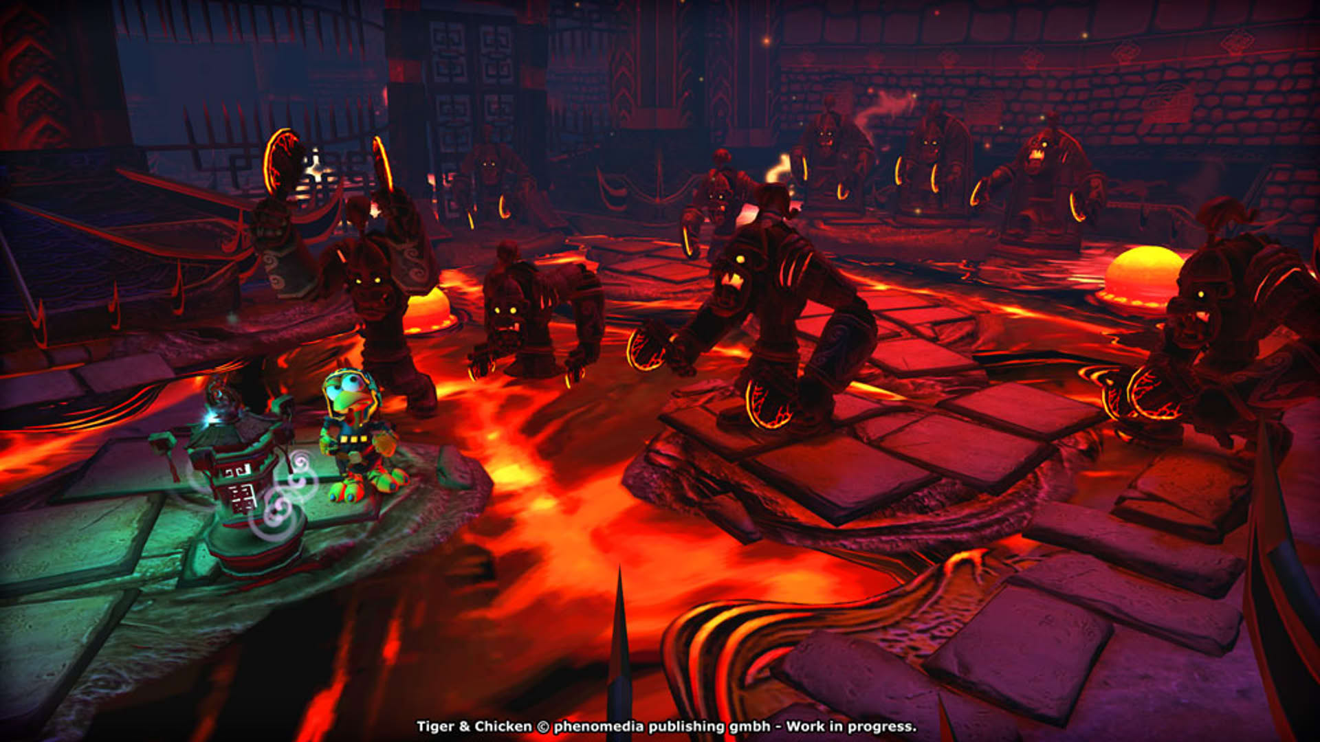 Screenshot for Moorhuhn: Tiger and Chicken