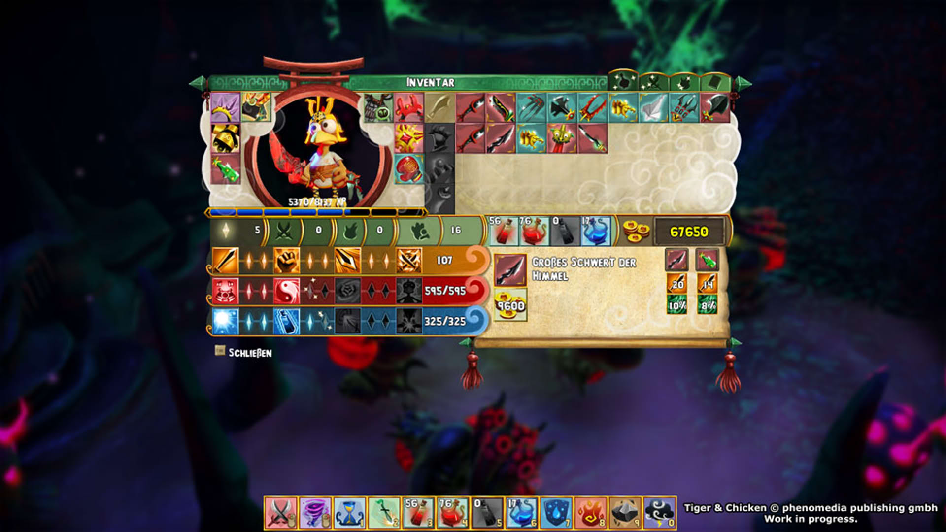 Screenshot for Moorhuhn: Tiger and Chicken