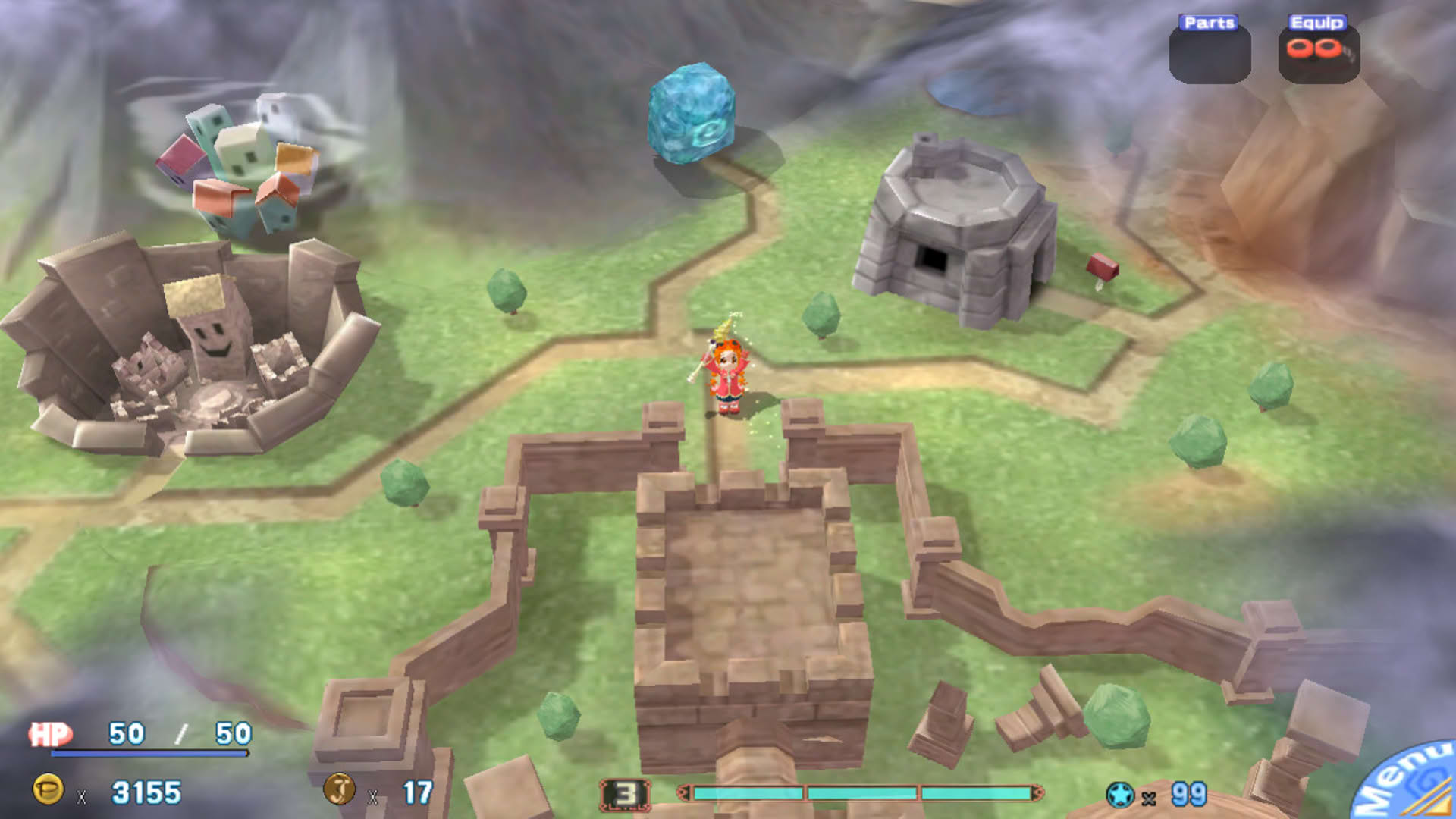 Screenshot for Gurumin: A Monstrous Adventure
