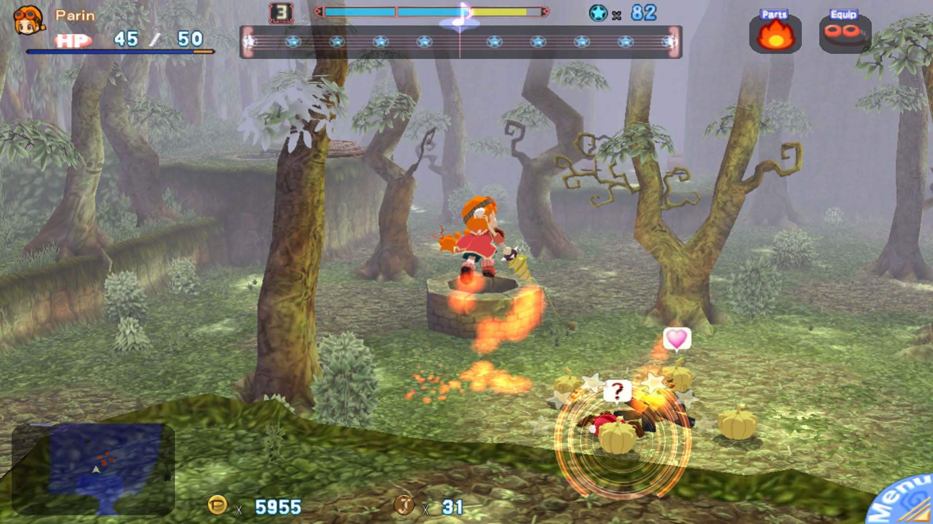 Screenshot for Gurumin: A Monstrous Adventure