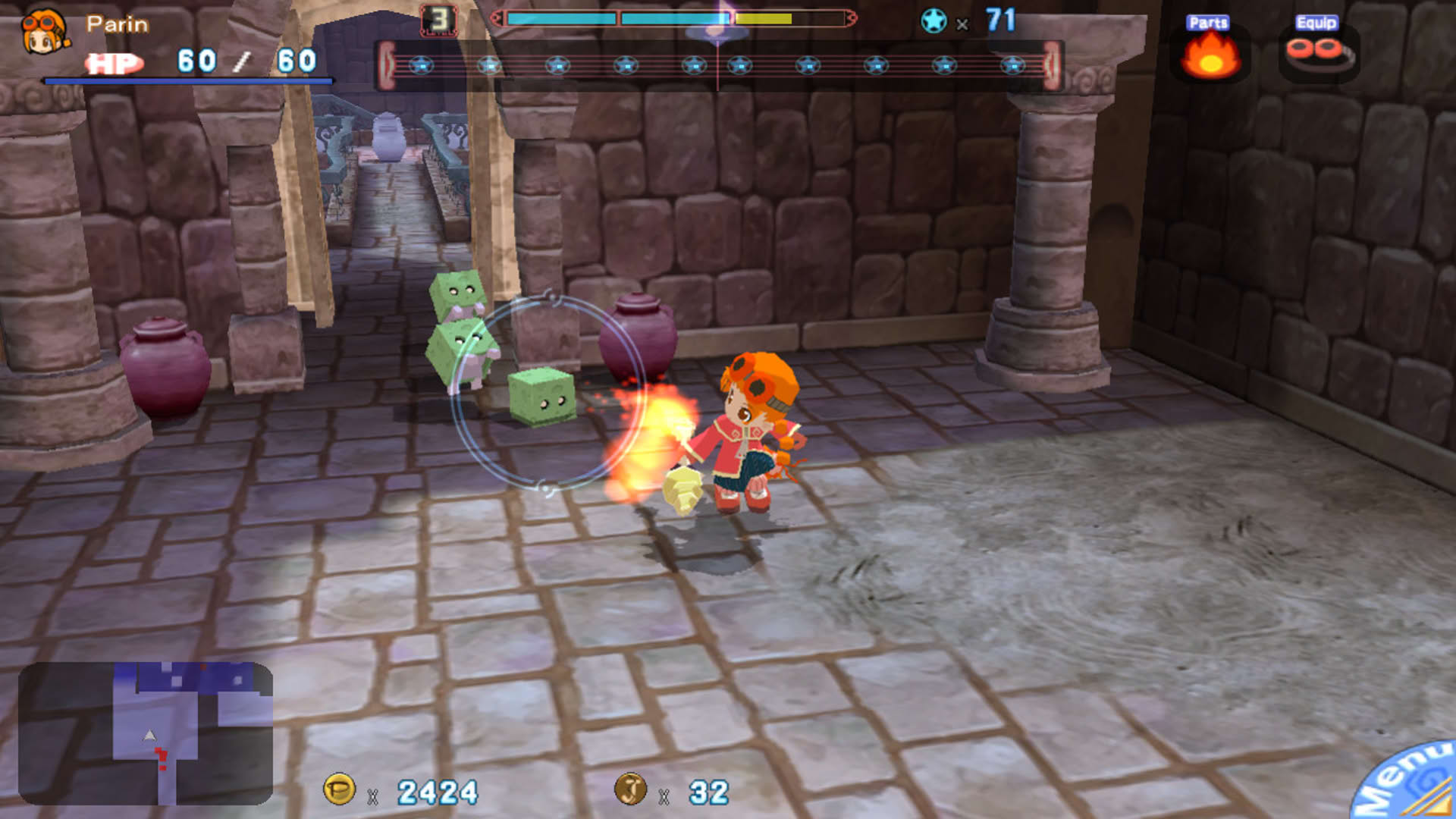 Screenshot for Gurumin: A Monstrous Adventure