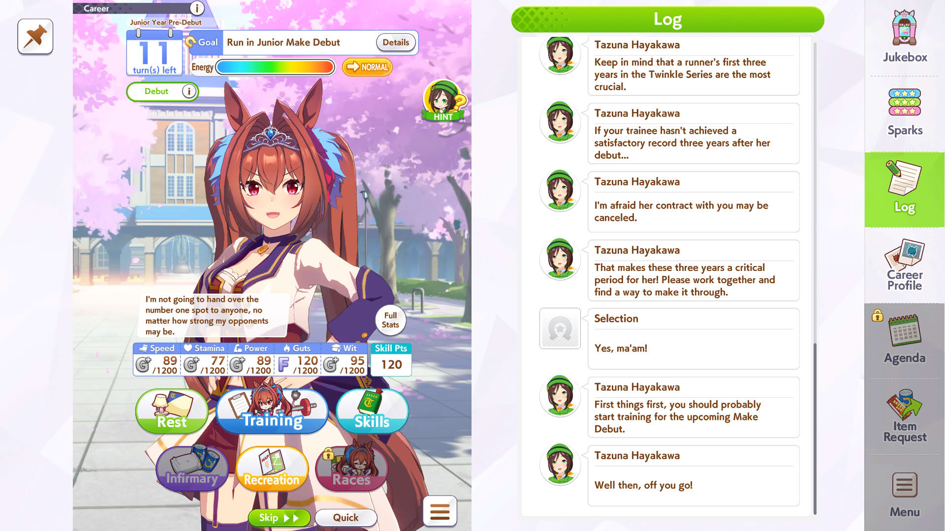 Screenshot for Umamusume: Pretty Derby