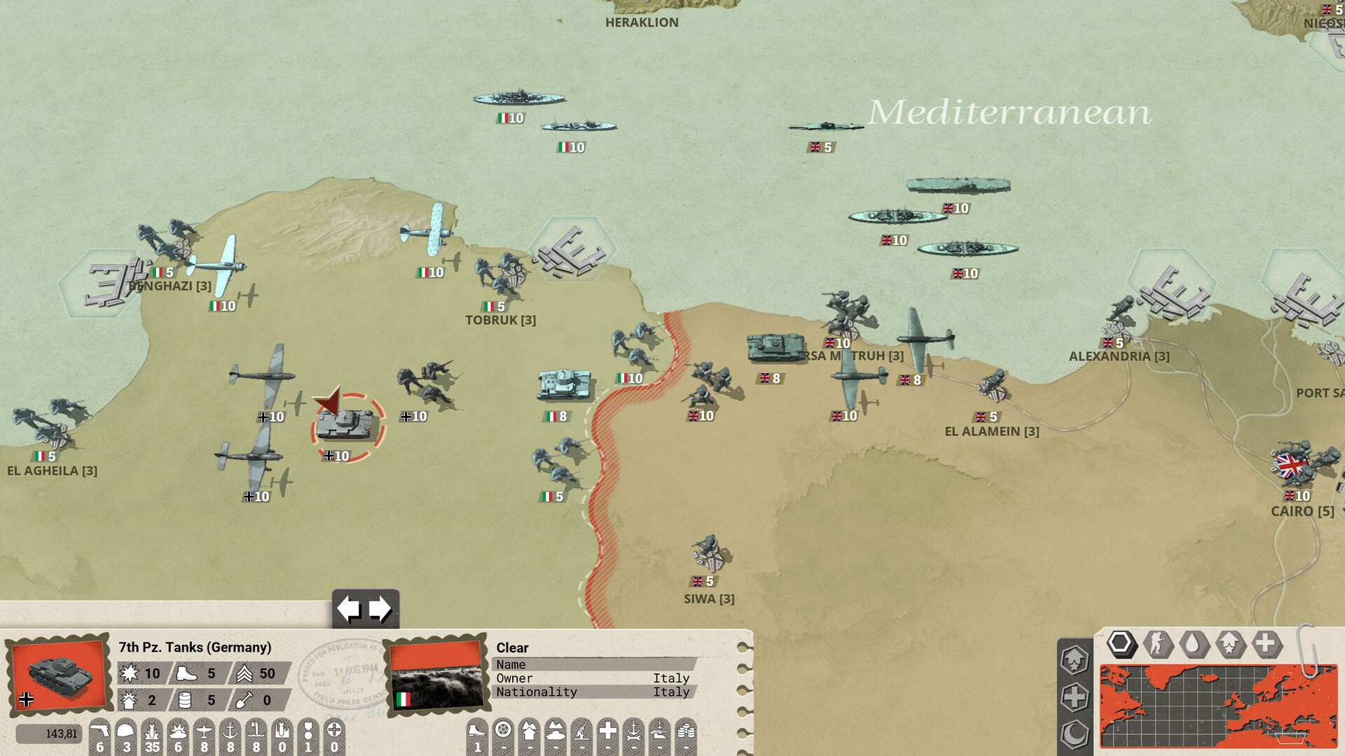 Screenshot for Commander: Europe at War