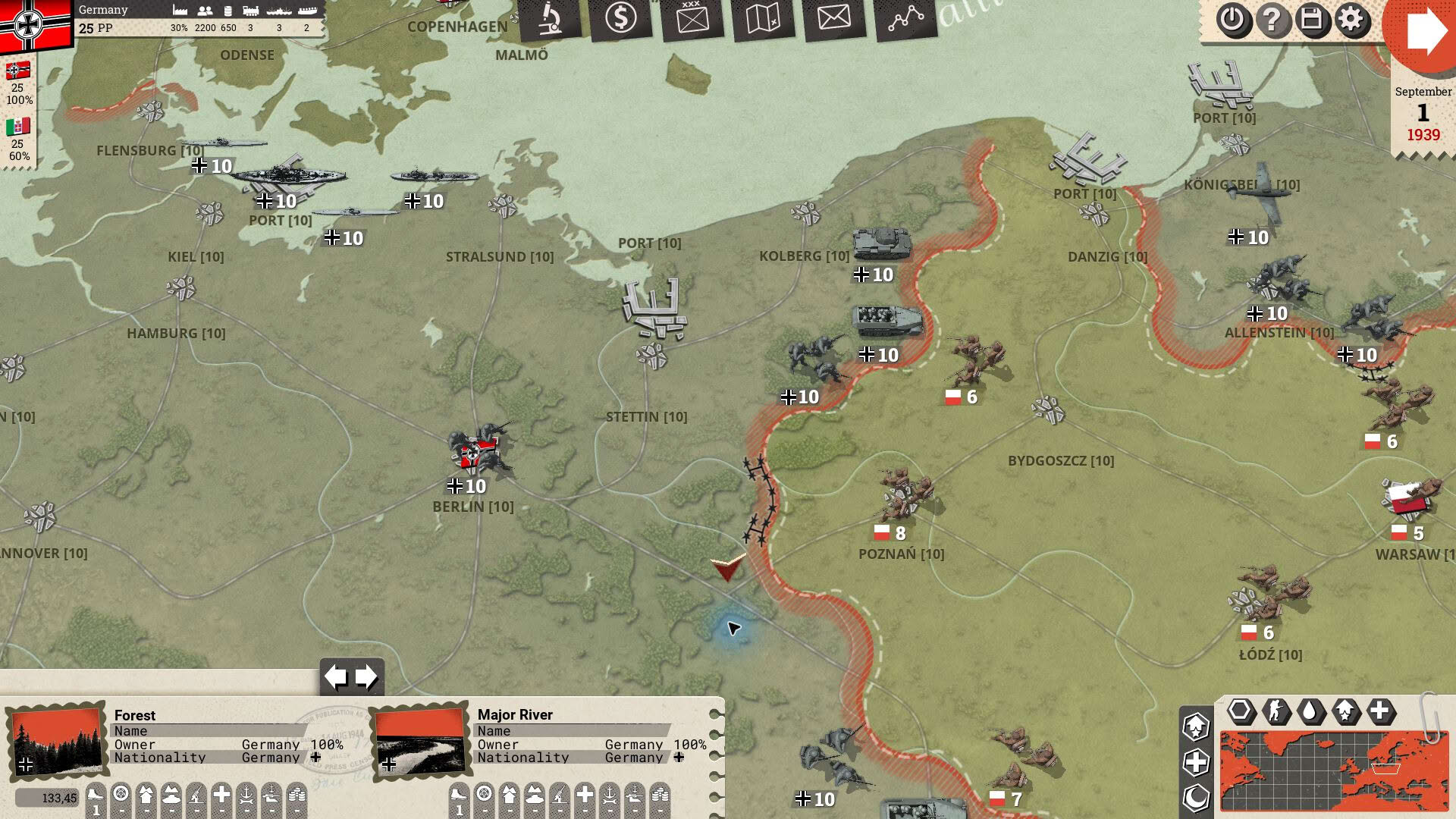 Screenshot for Commander: Europe at War