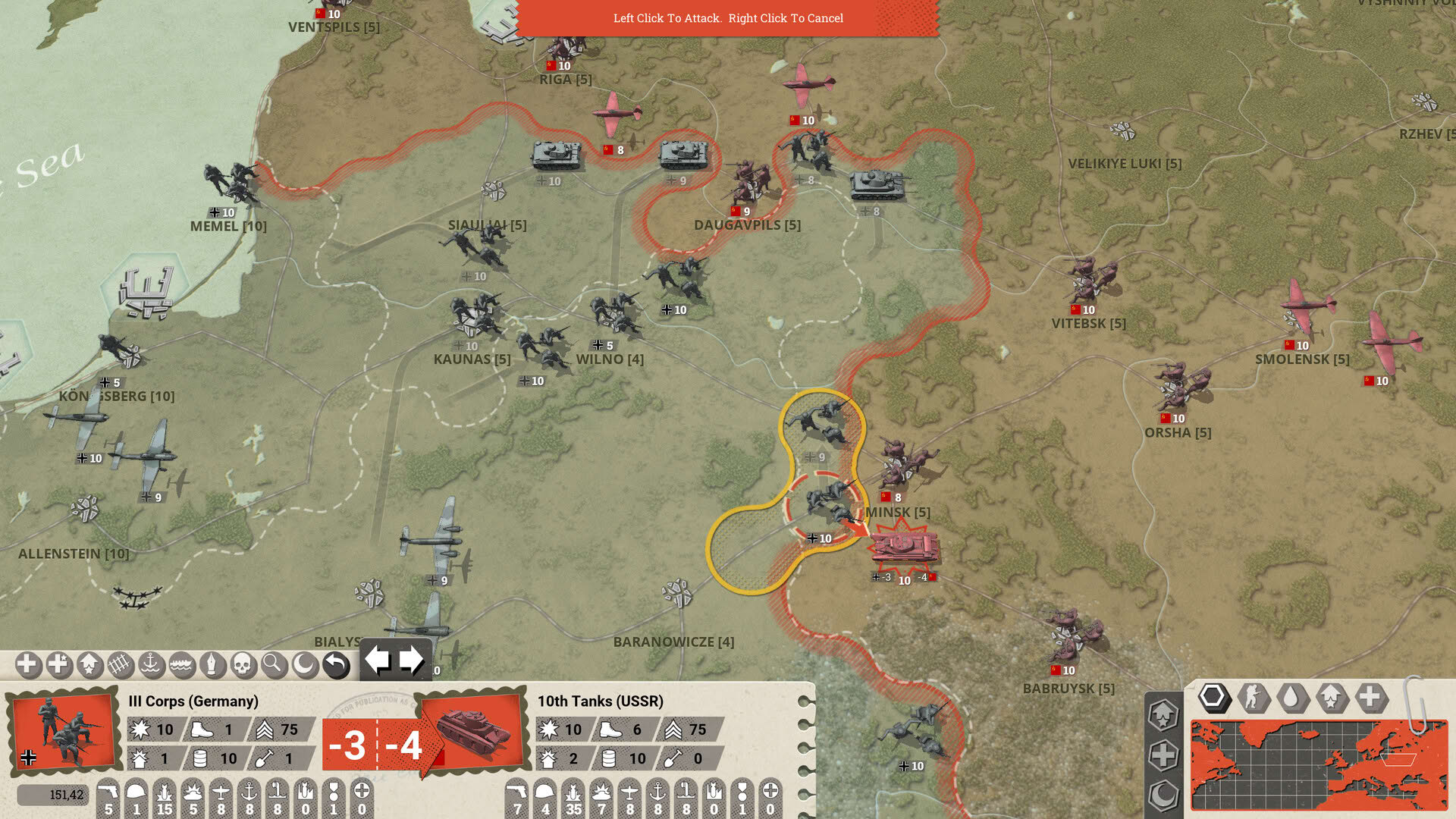 Screenshot for Commander: Europe at War