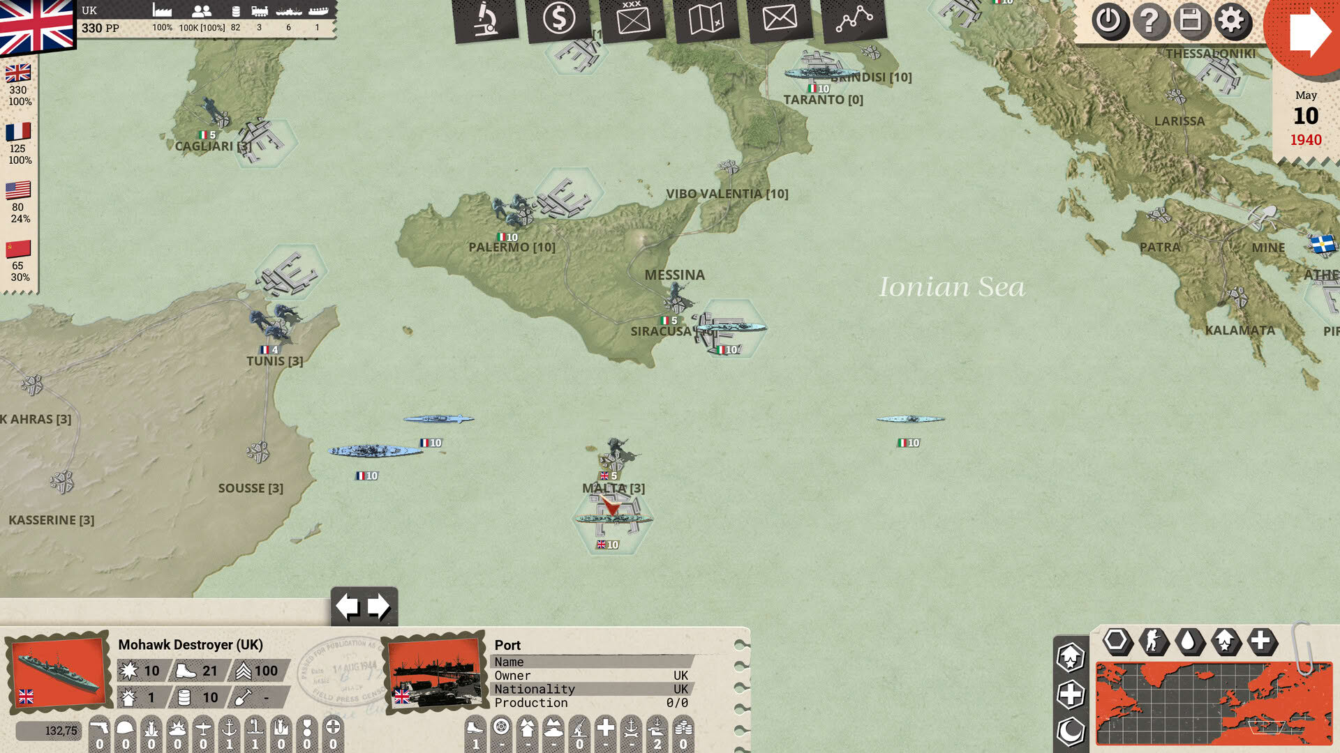 Screenshot for Commander: Europe at War