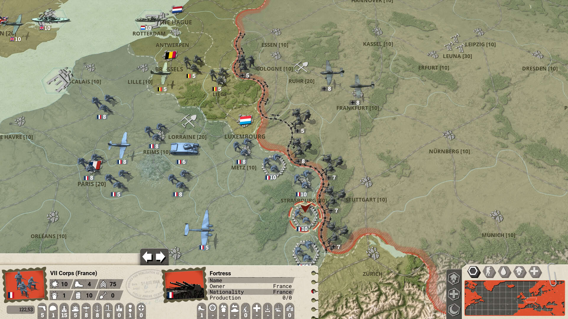 Screenshot for Commander: Europe at War