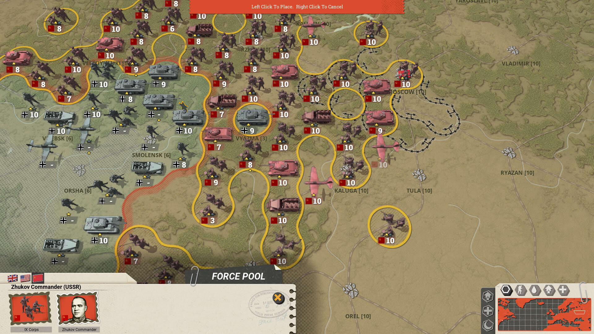 Screenshot for Commander: Europe at War