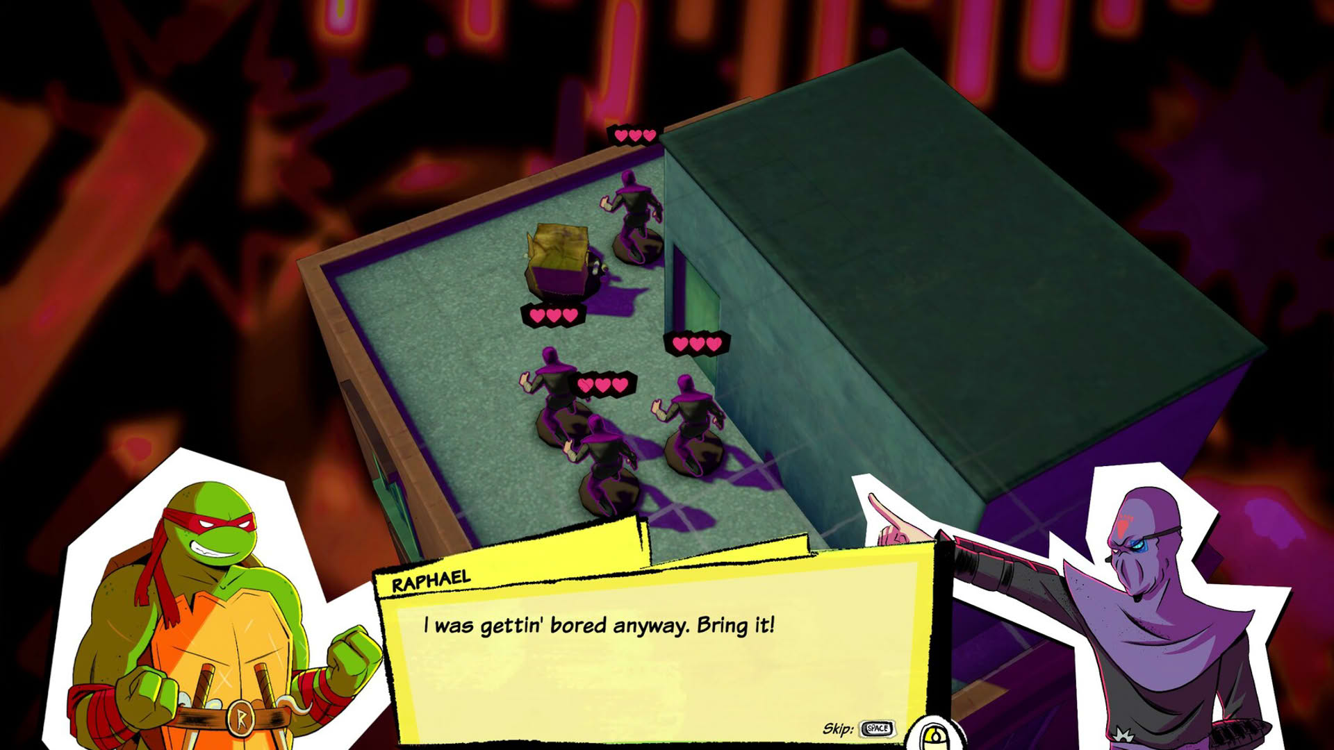 Screenshot for Teenage Mutant Ninja Turtles: Tactical Takedown