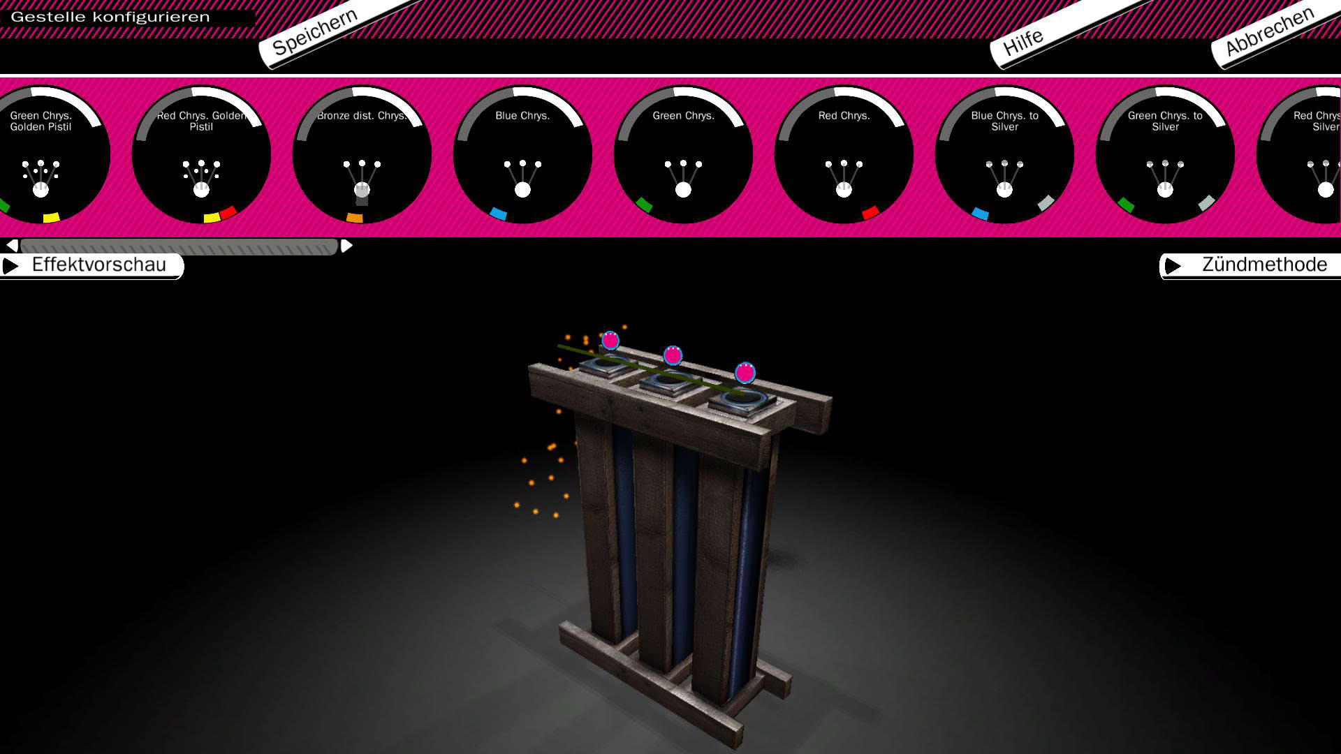 Screenshot for Fireworks Simulator