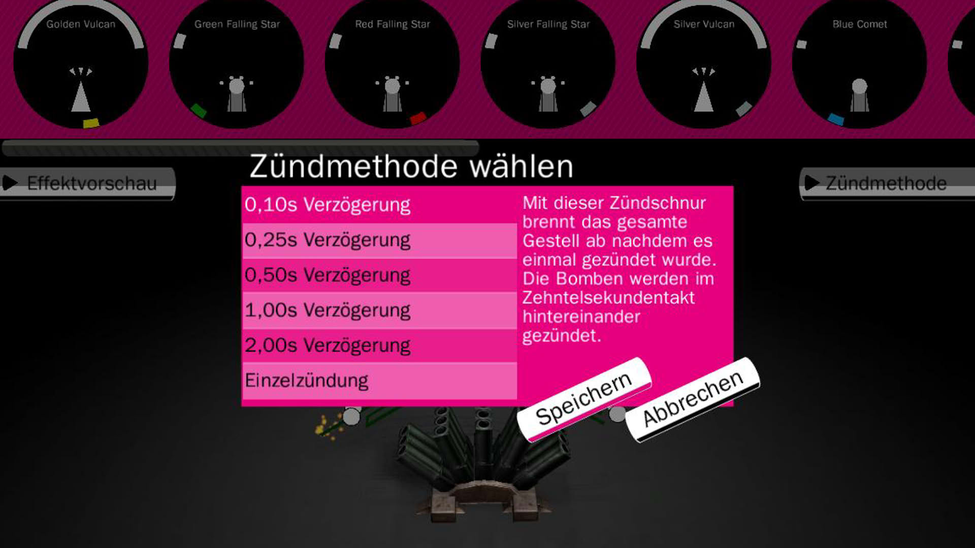 Screenshot for Fireworks Simulator