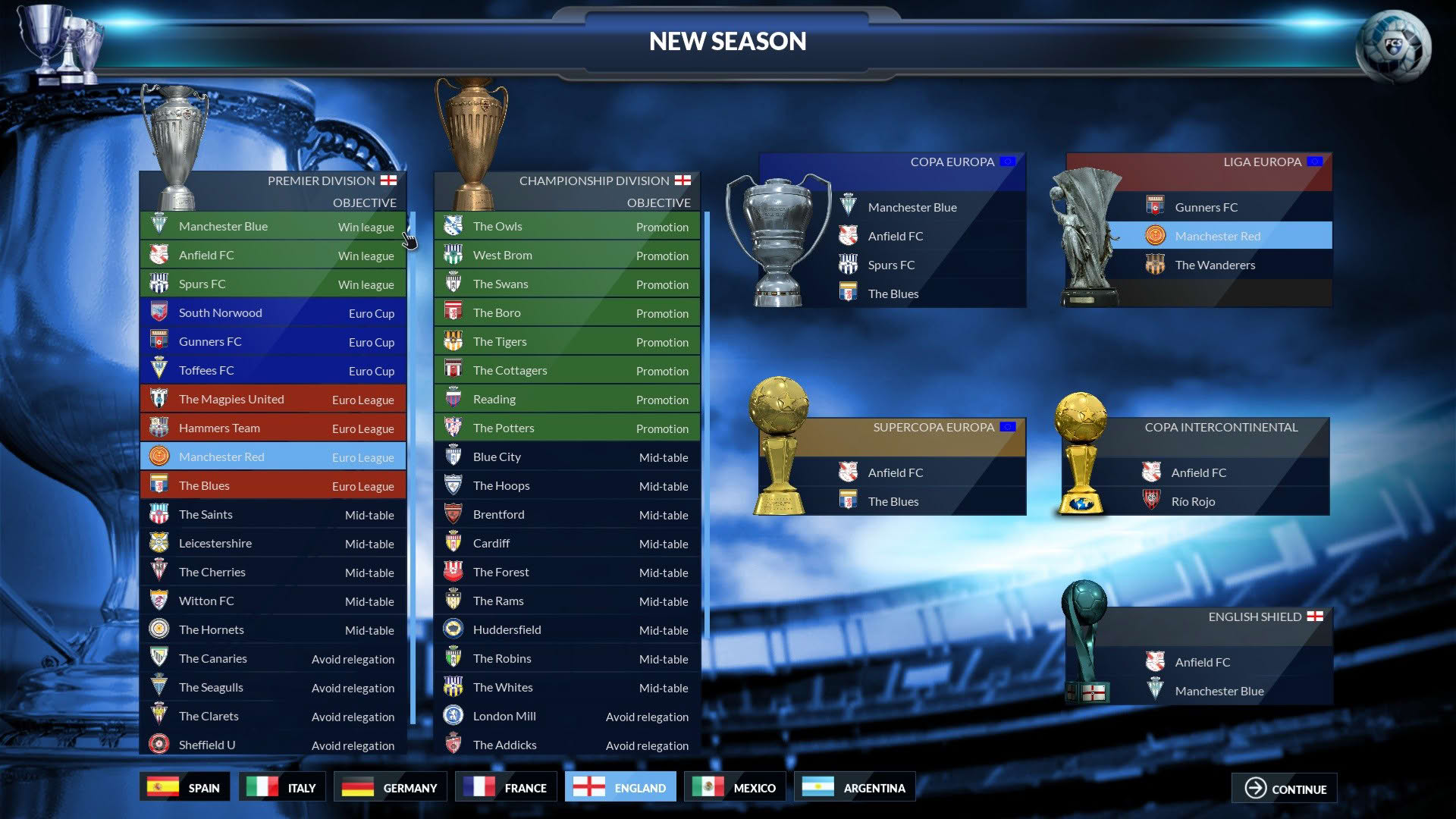 Screenshot for Football Club Simulator - FCS