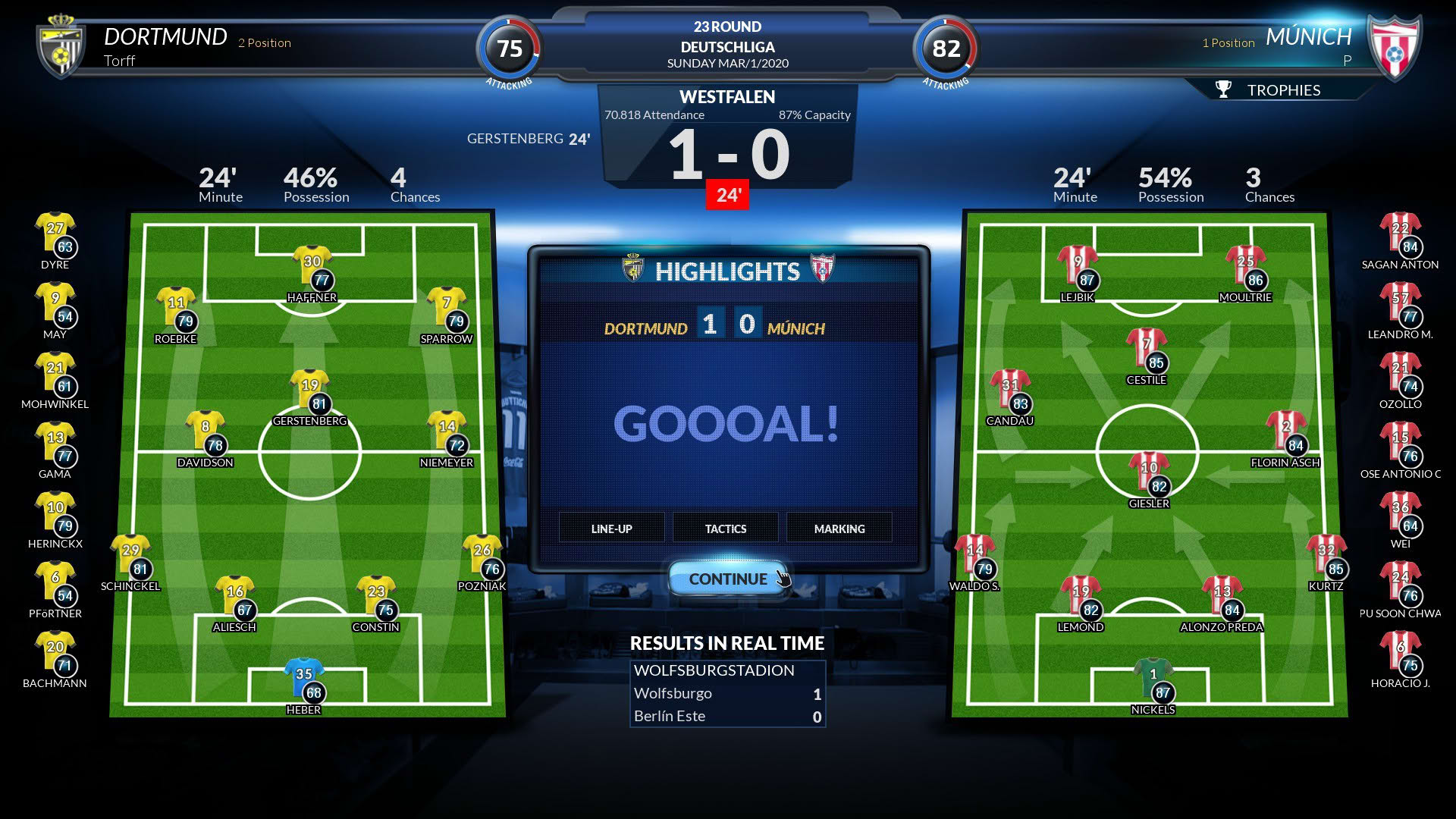Screenshot for Football Club Simulator - FCS