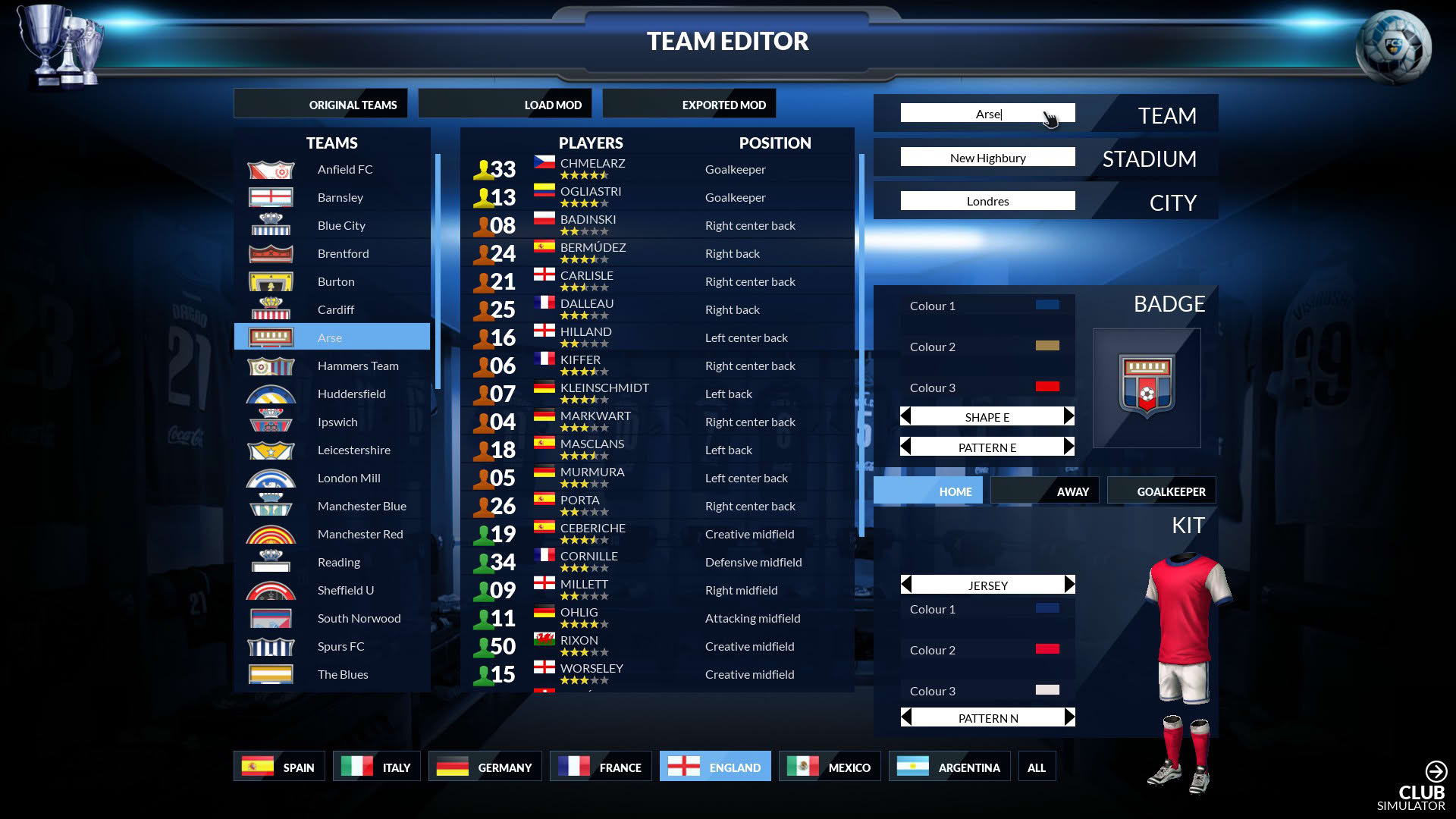 Screenshot for Football Club Simulator - FCS