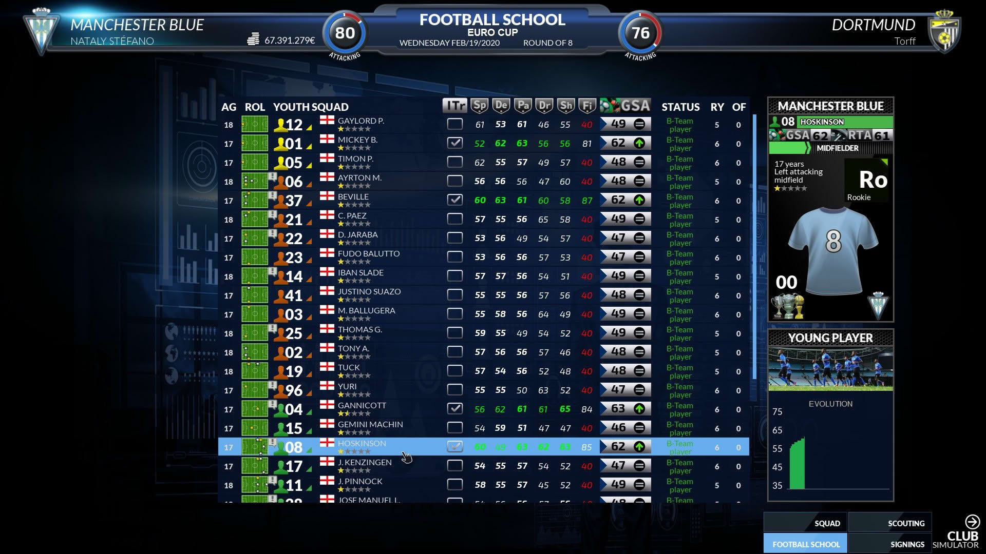 Screenshot for Football Club Simulator - FCS