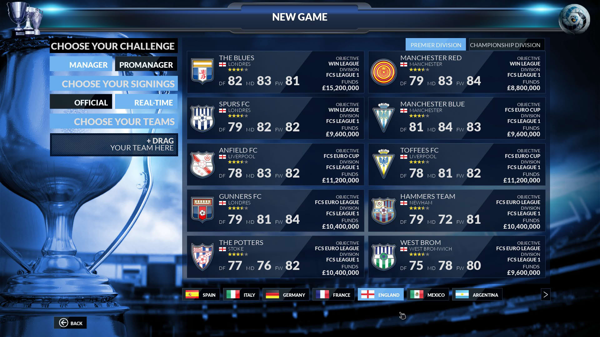Screenshot for Football Club Simulator - FCS