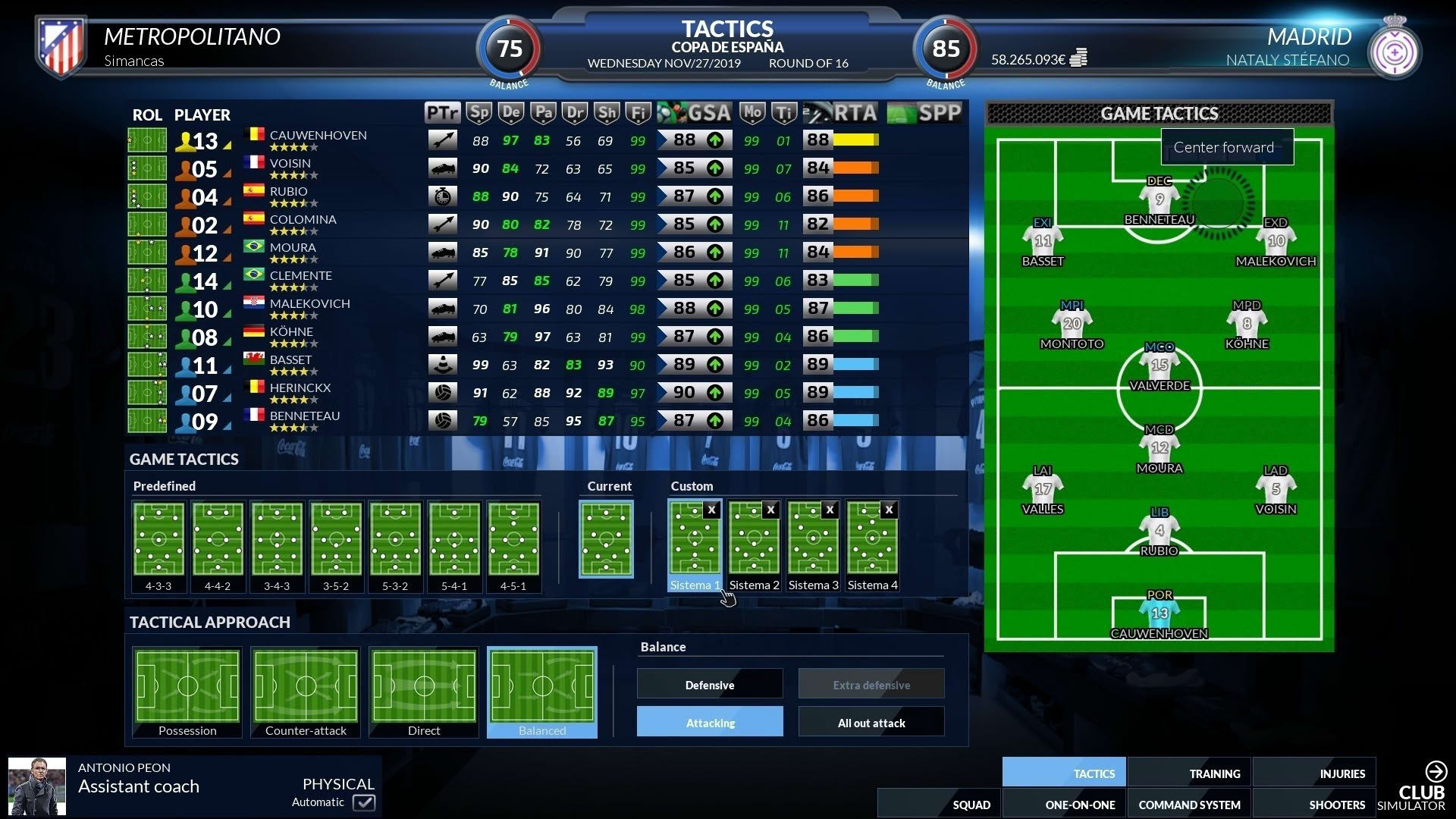 Screenshot for Football Club Simulator - FCS