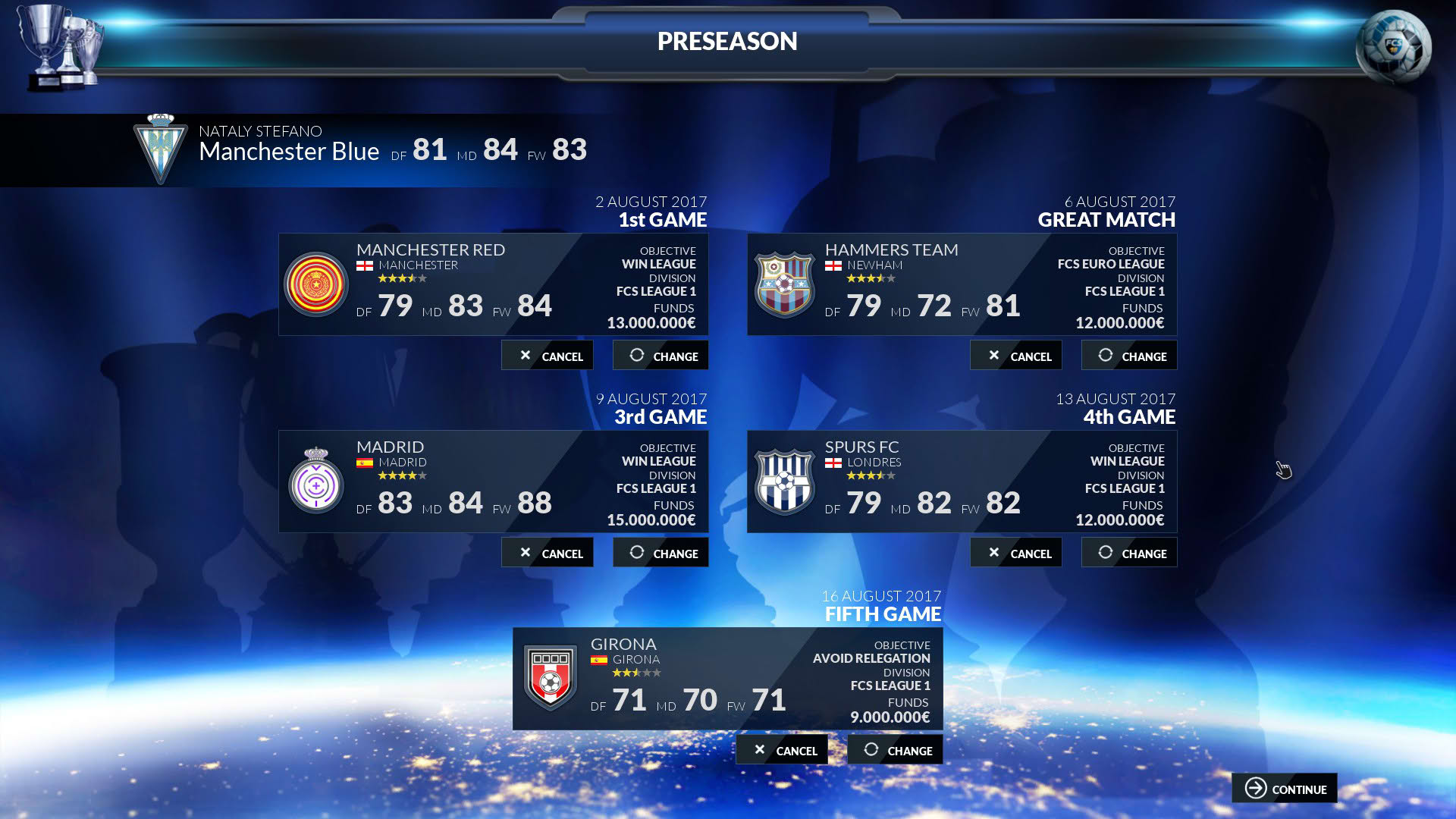 Screenshot for Football Club Simulator - FCS