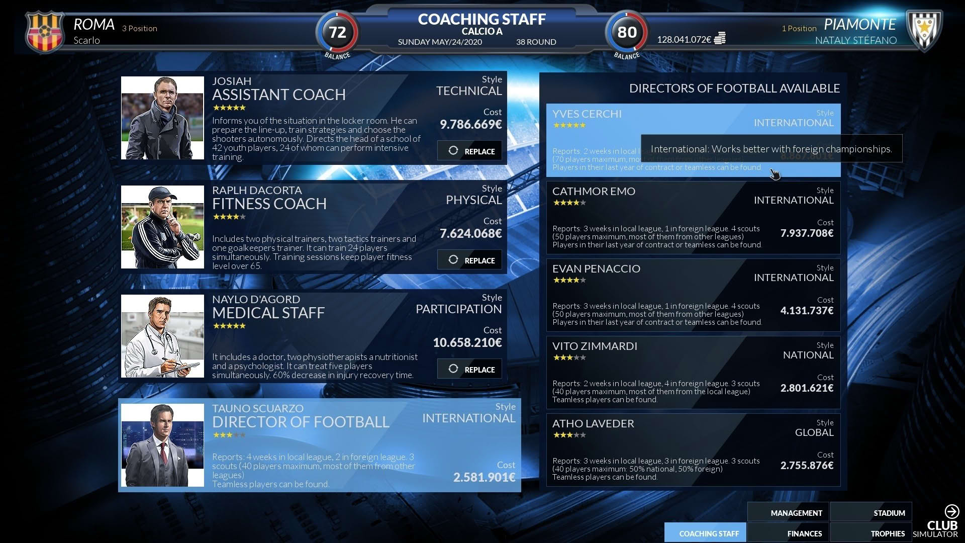 Screenshot for Football Club Simulator - FCS