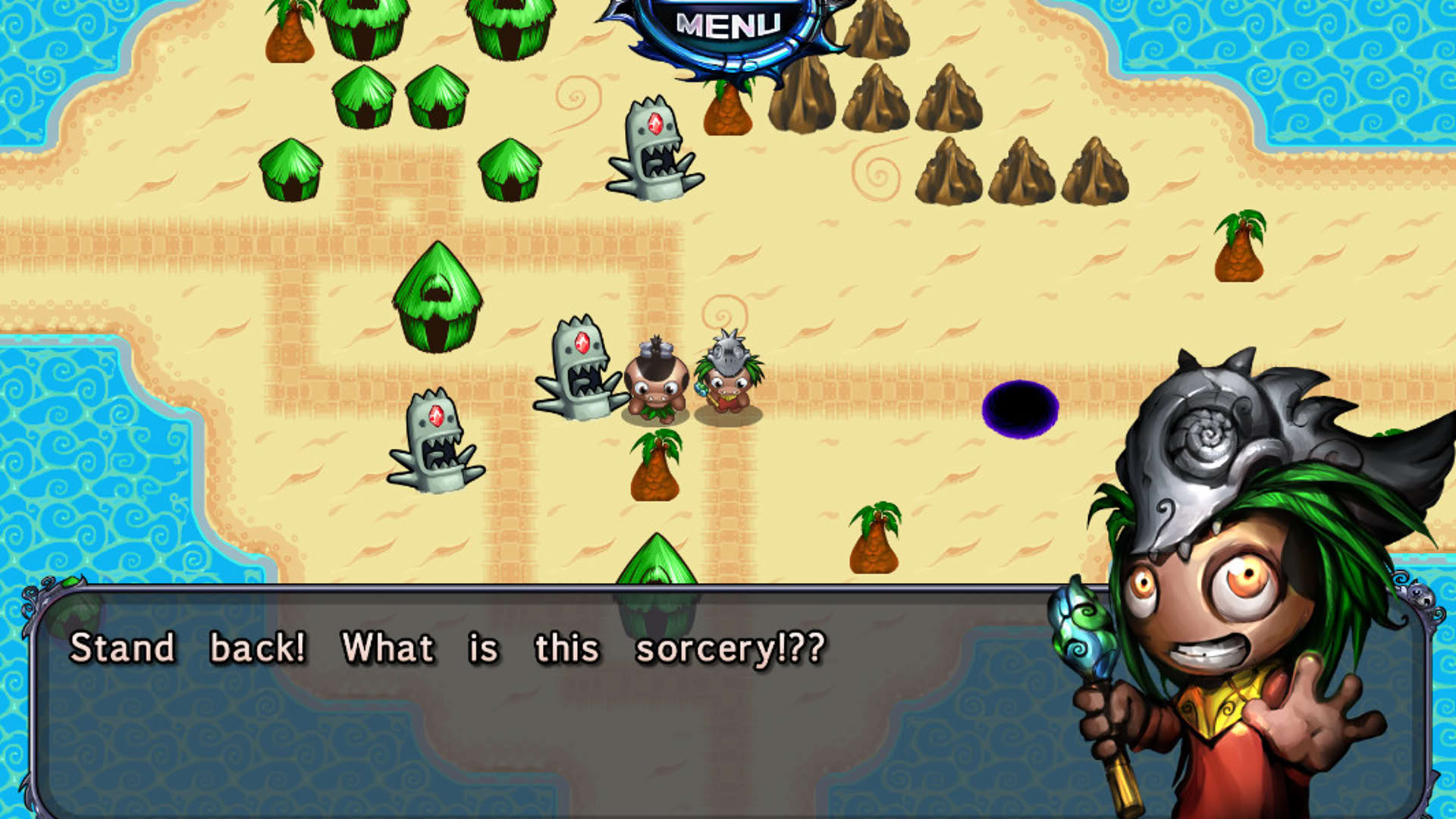 Screenshot for Pocket God vs Desert Ashes