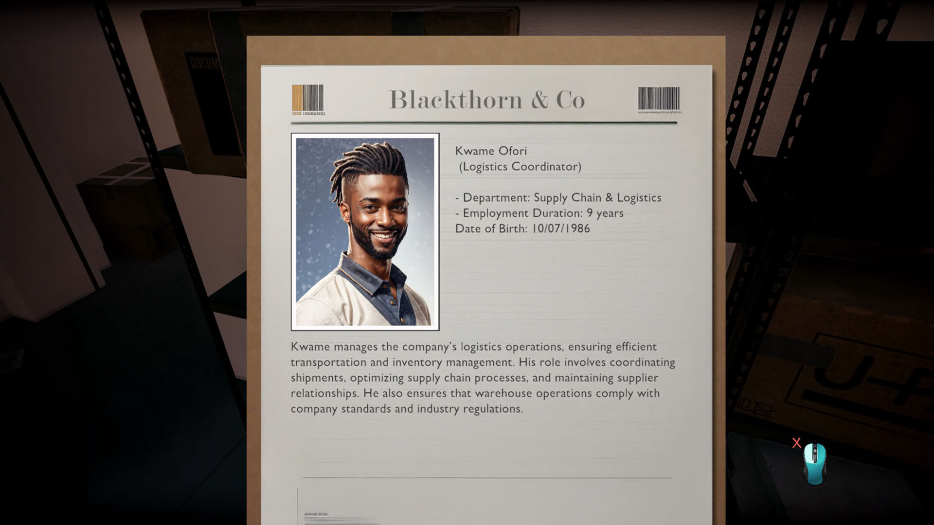 Screenshot for The Empty Desk