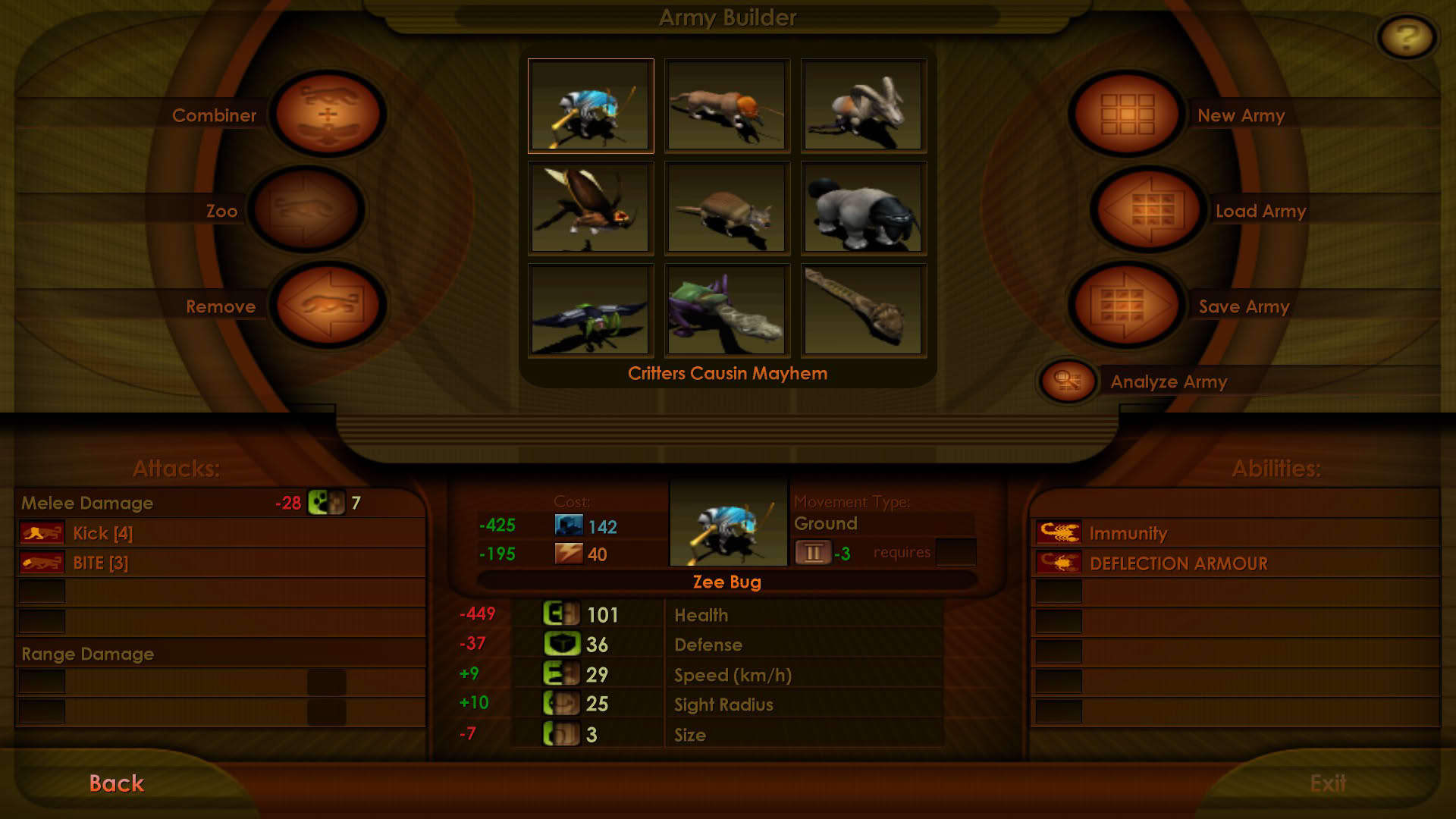 Screenshot for Impossible Creatures