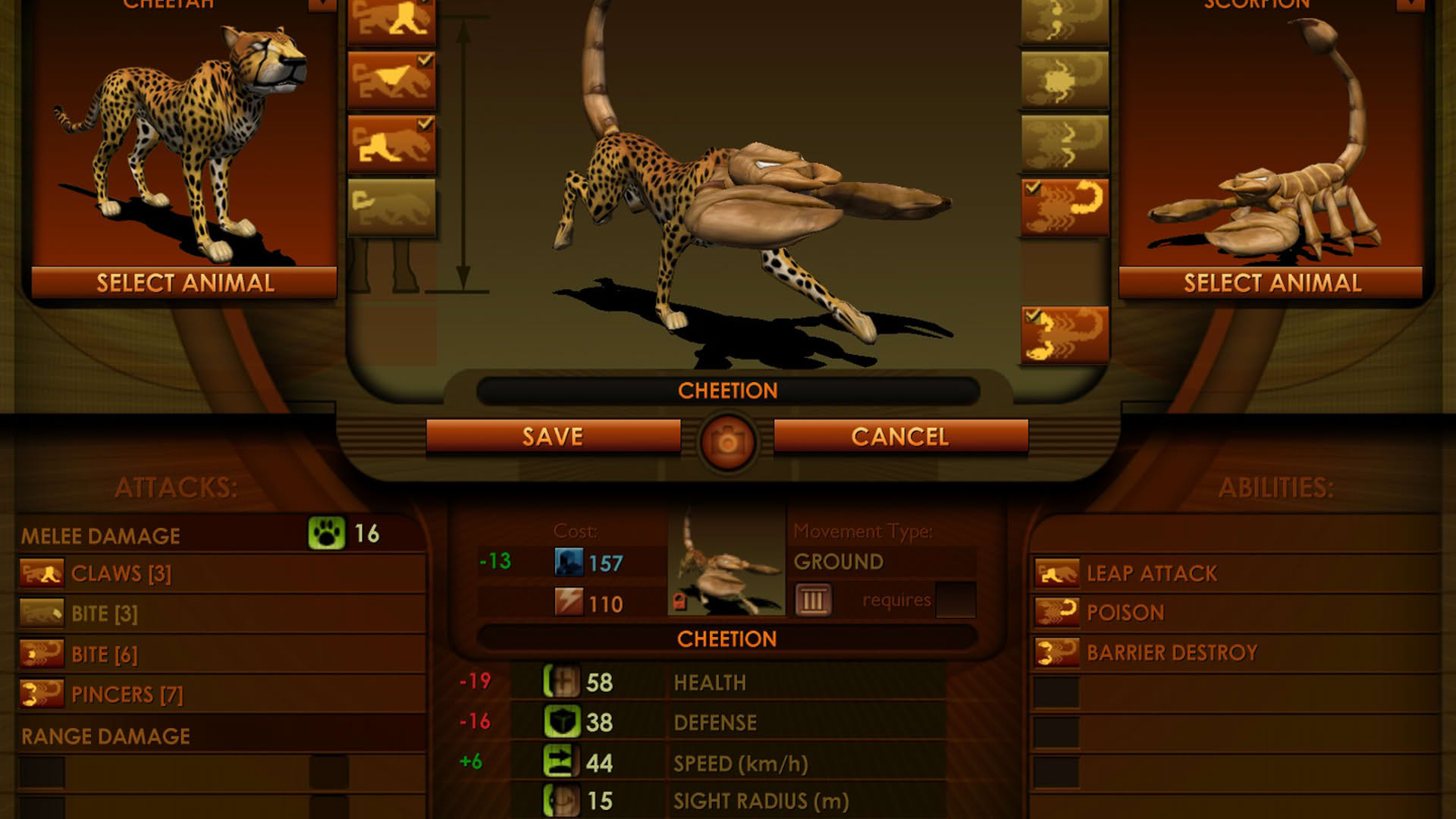 Screenshot for Impossible Creatures