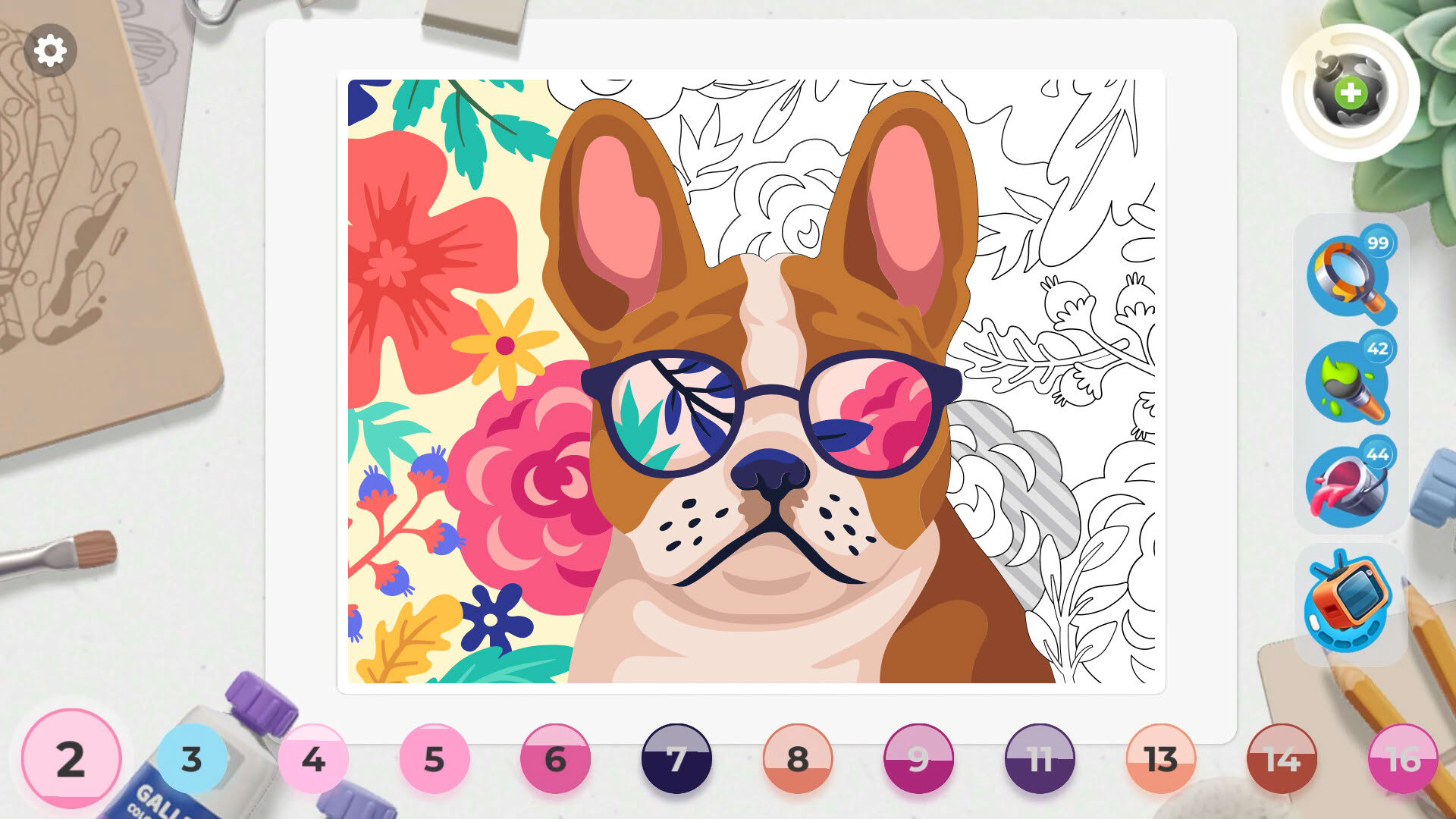Screenshot for Gallery: Coloring book & decor