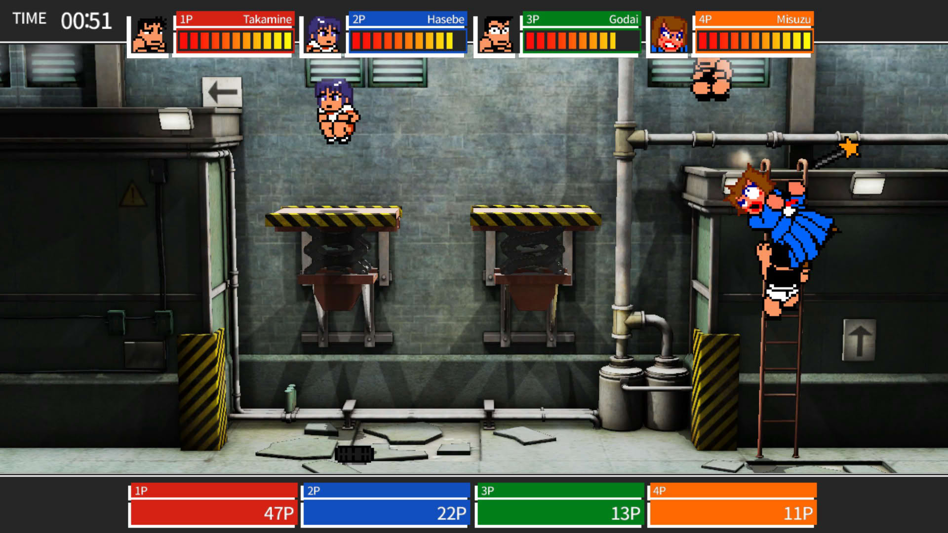 Screenshot for River City Super Sports Challenge: All Stars Special