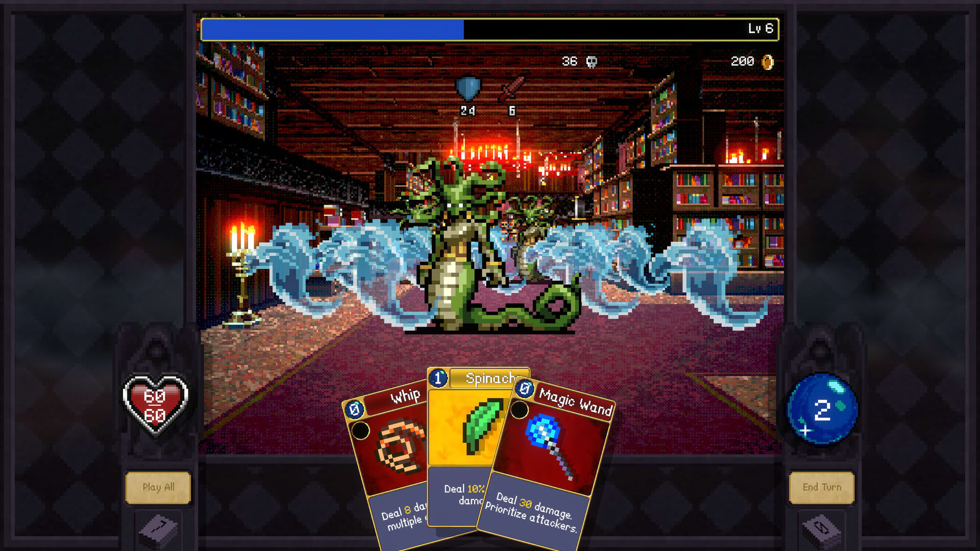 Screenshot for Vampire Crawlers: The Turbo Wildcard from Vampire Survivors