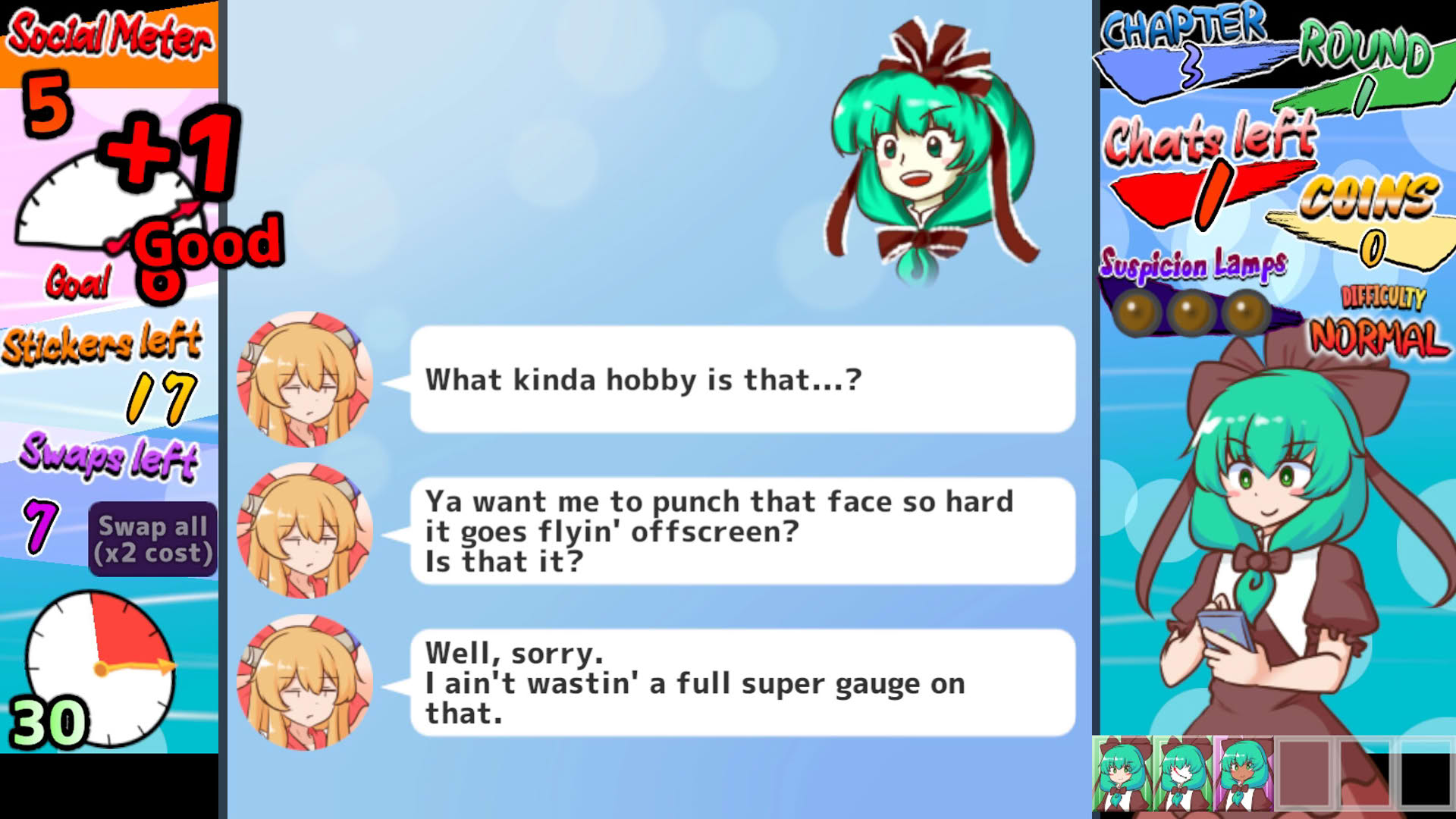 Screenshot for Hina-chan's Sticker Survival