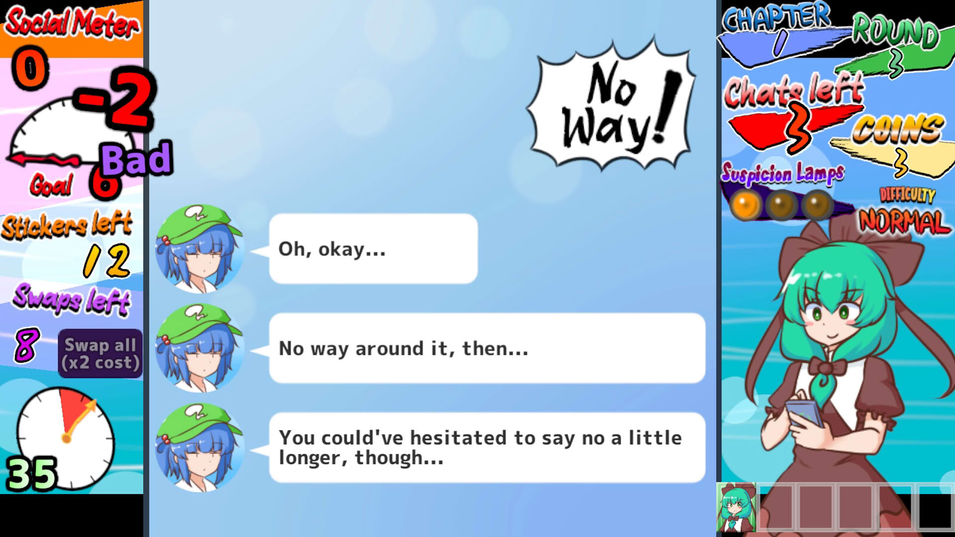Screenshot for Hina-chan's Sticker Survival
