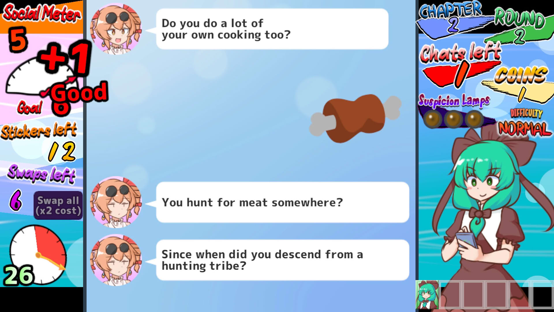 Screenshot for Hina-chan's Sticker Survival