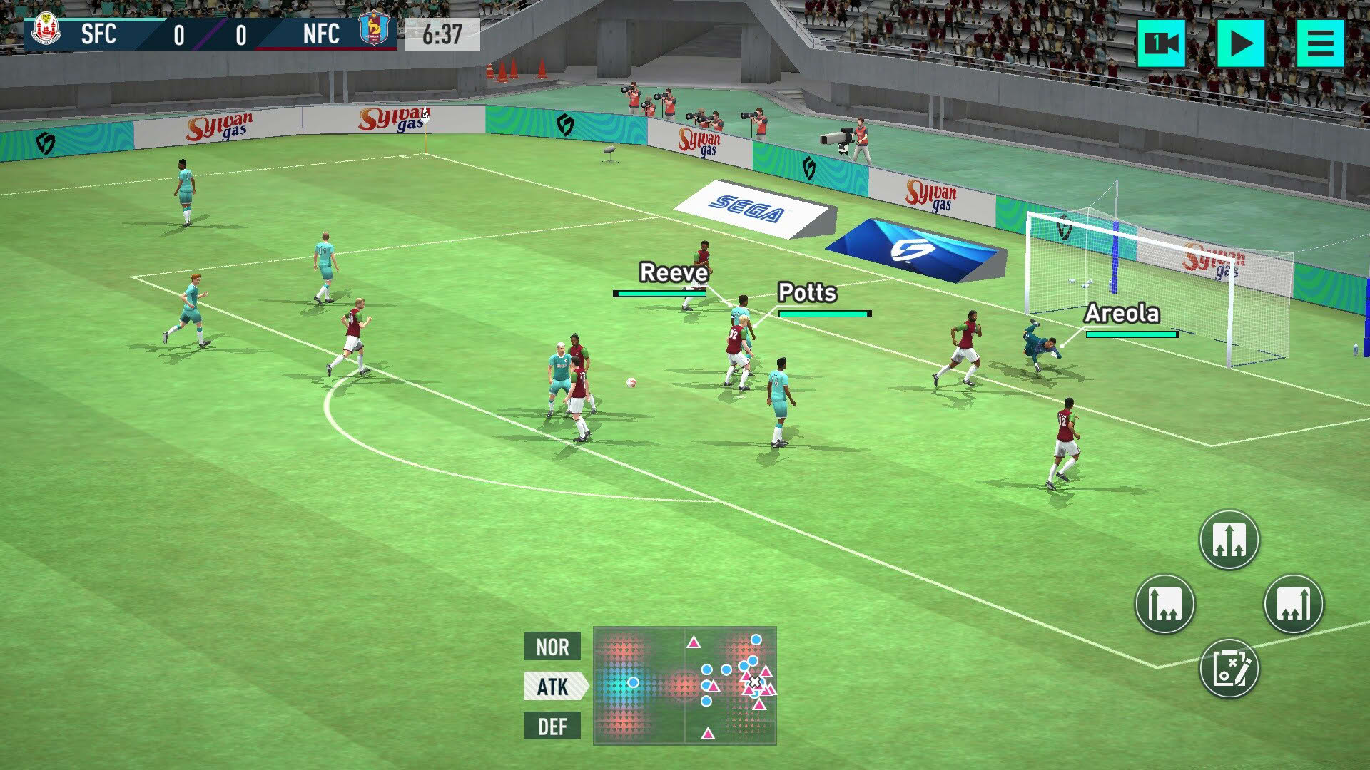 Screenshot for Sega Football Club Champions