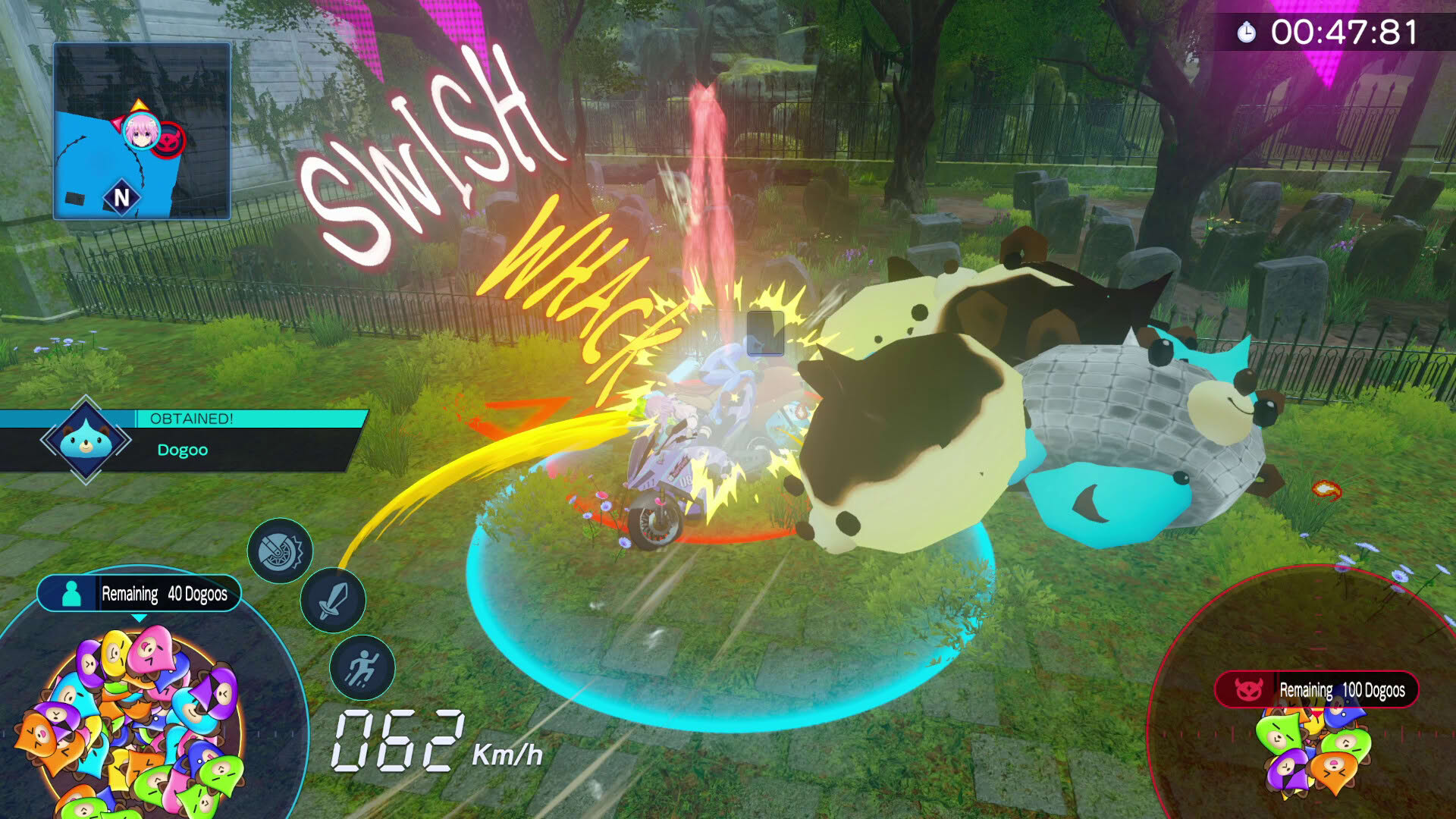 Screenshot for Neptunia Riders vs. Dogoos