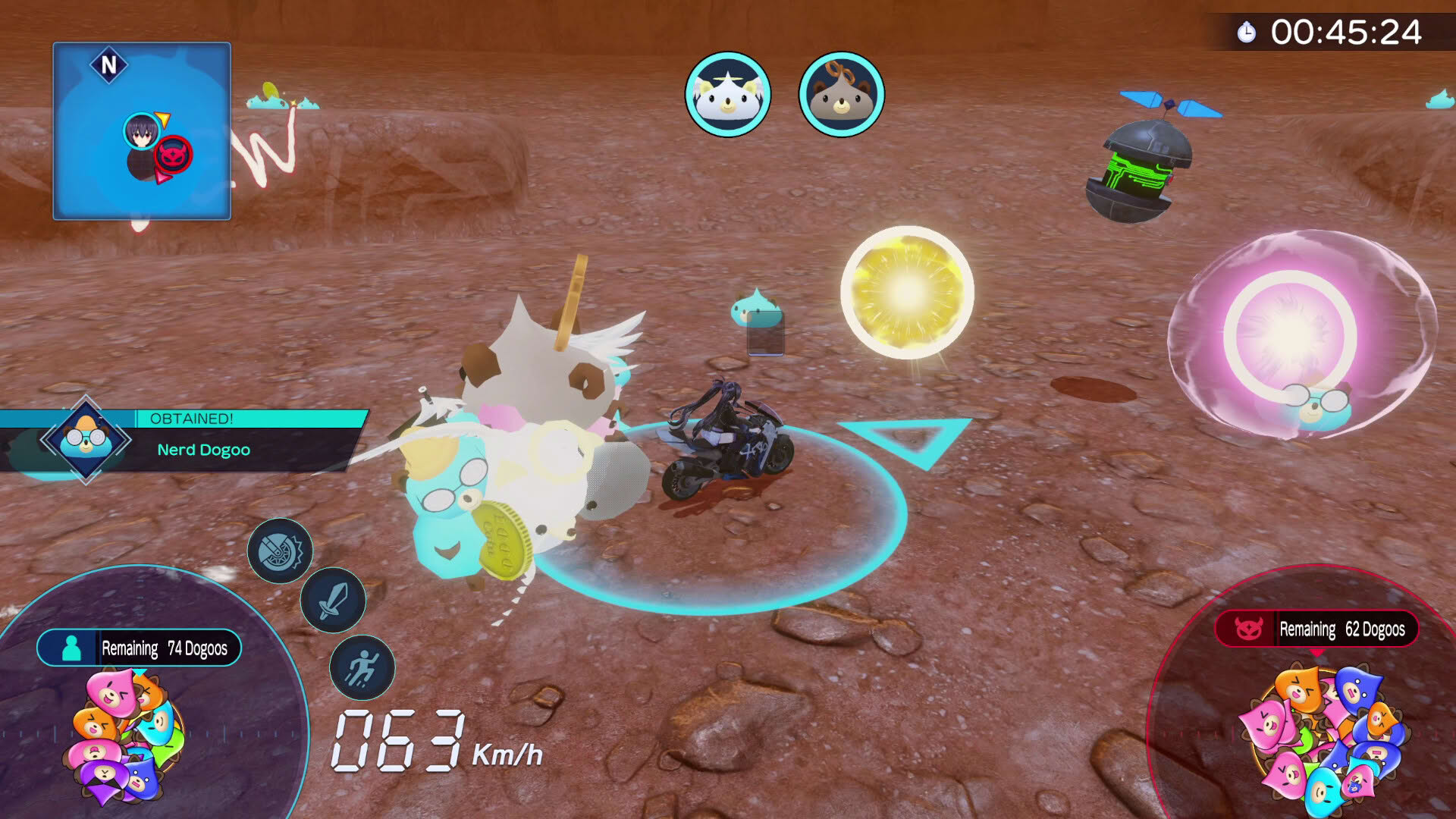 Screenshot for Neptunia Riders vs. Dogoos