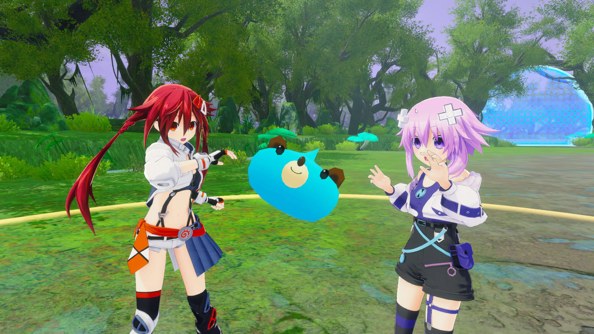 Screenshot for Neptunia Riders vs. Dogoos
