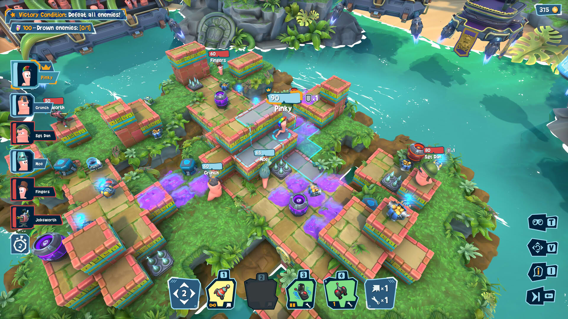 Screenshot for Worms Galactic Tactics