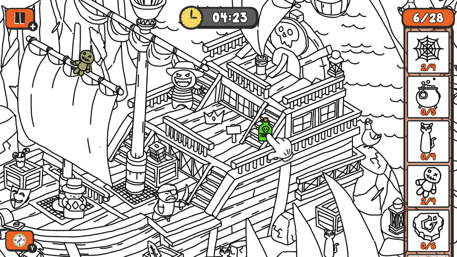 Screenshot for Doodle Hunt: Halloween Rush