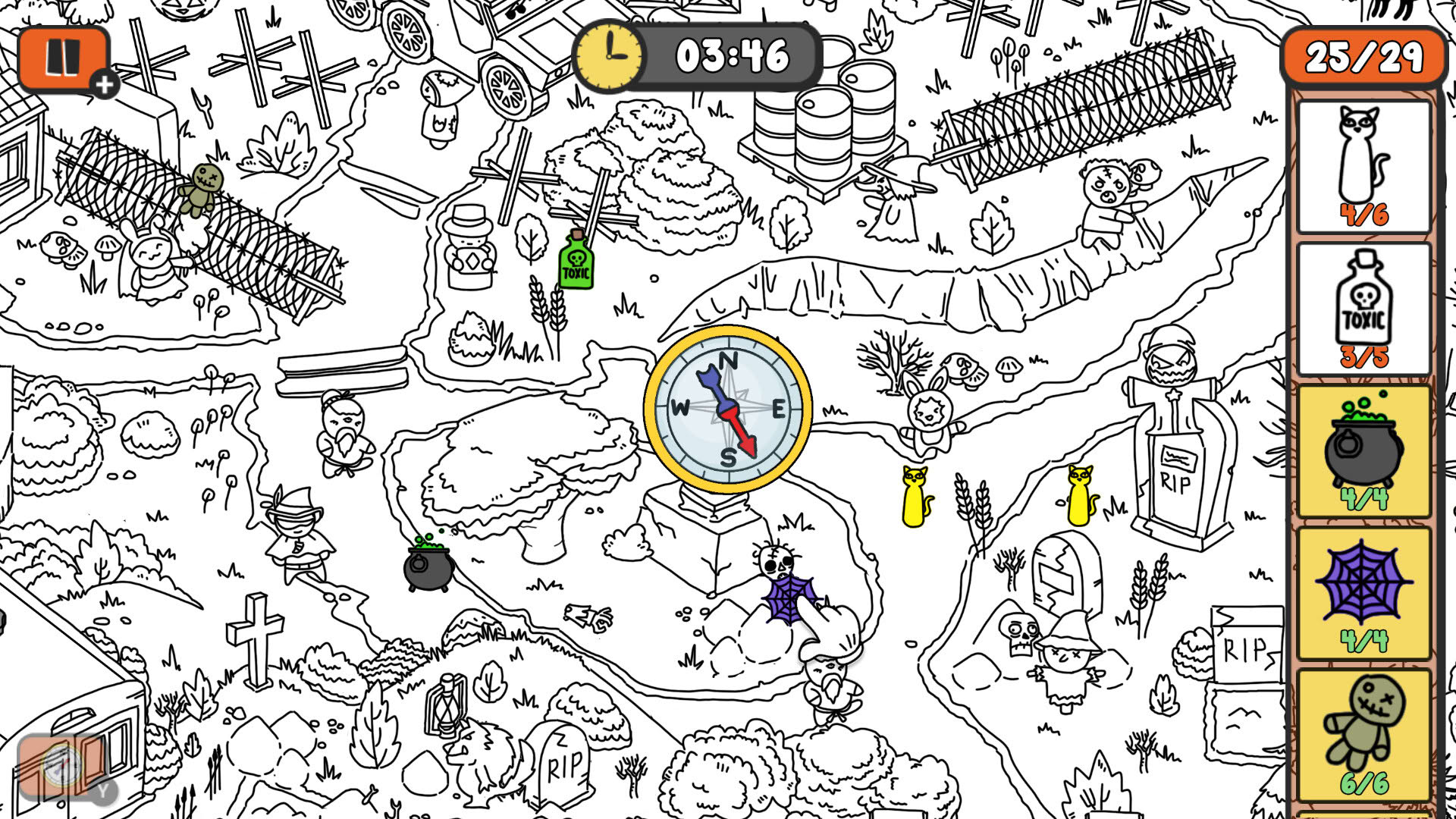 Screenshot for Doodle Hunt: Halloween Rush