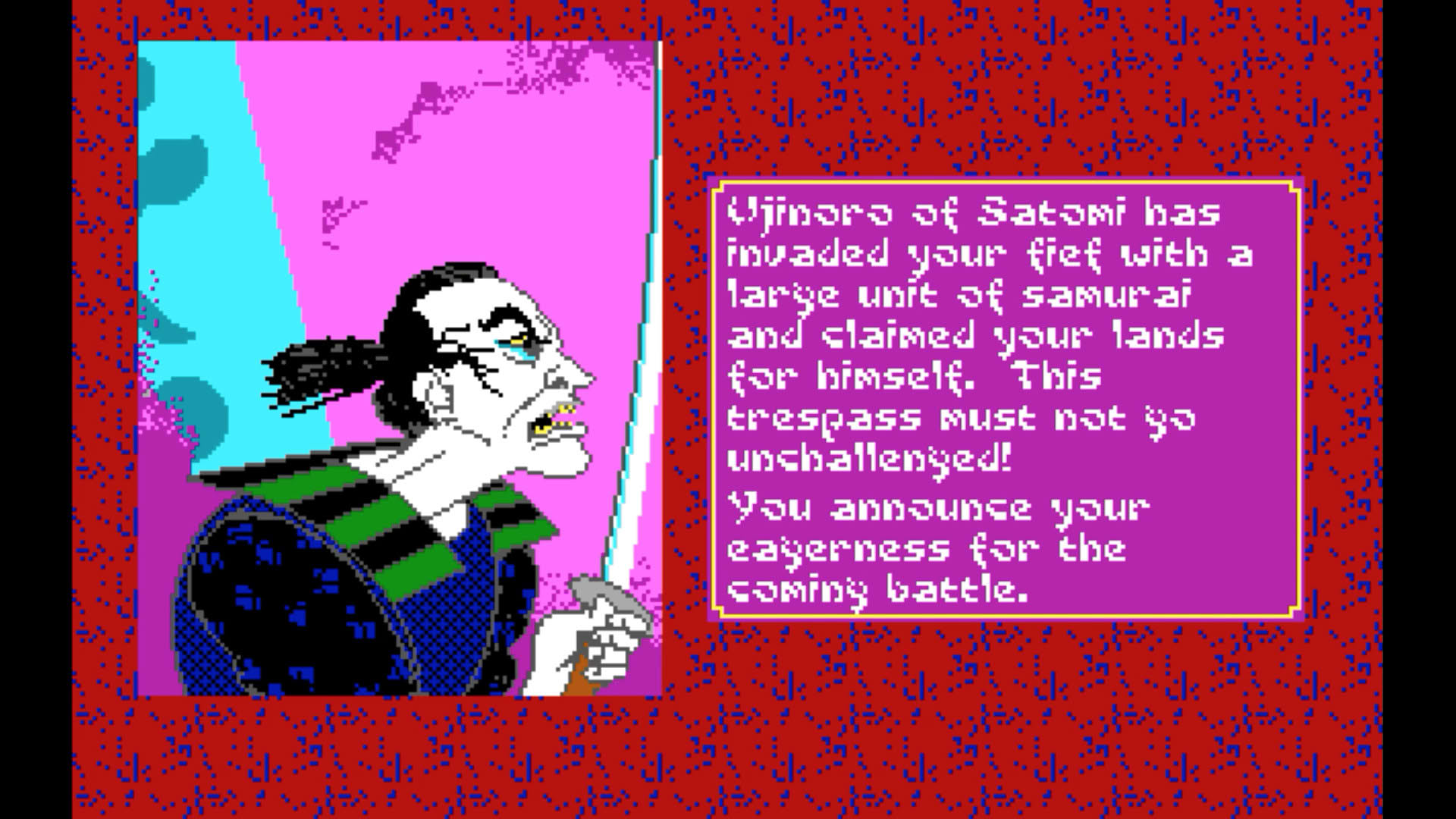 Screenshot for Sword of the Samurai