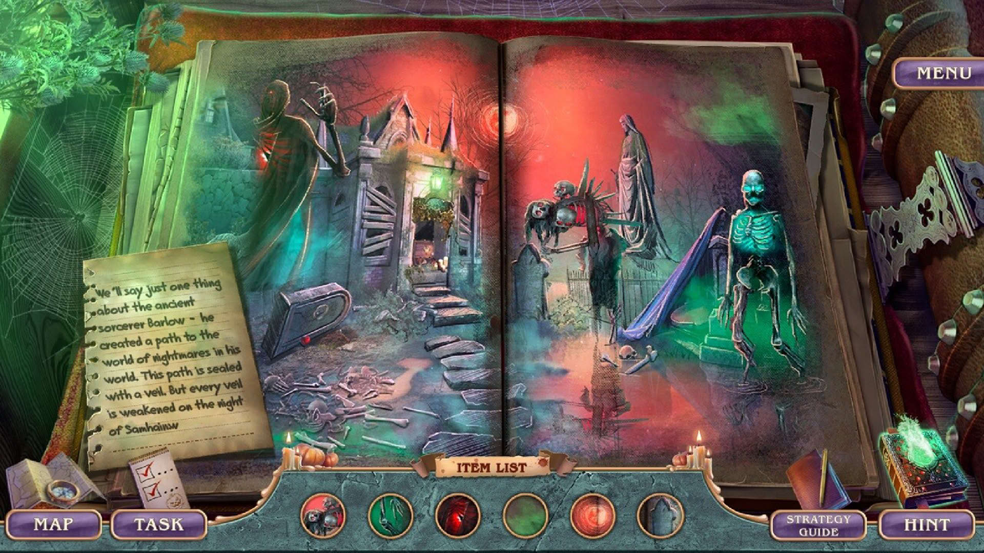 Screenshot for Halloween Stories: Written in Blood - Collector's Edition